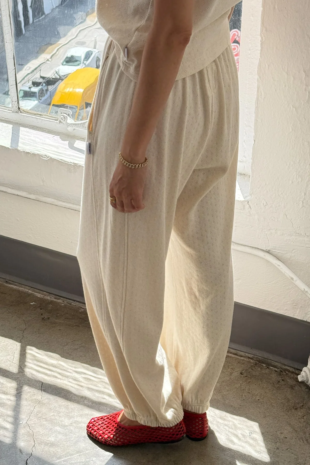 Le Bon Shoppe - Pointelle Balloon Pants - Image 15