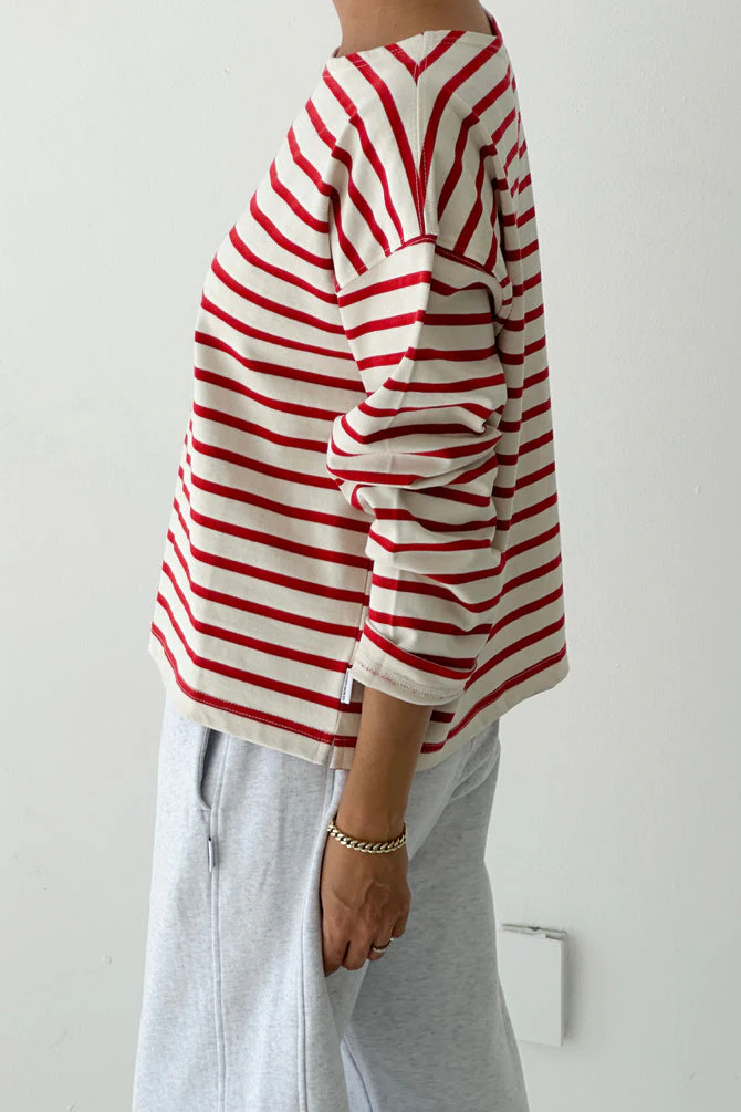 Le Bon Shoppe - Sailor Top Striped Long-Sleeve Tee - Image 6