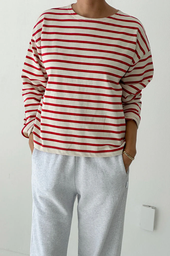 Le Bon Shoppe - Sailor Top Striped Long-Sleeve Tee - Image 7