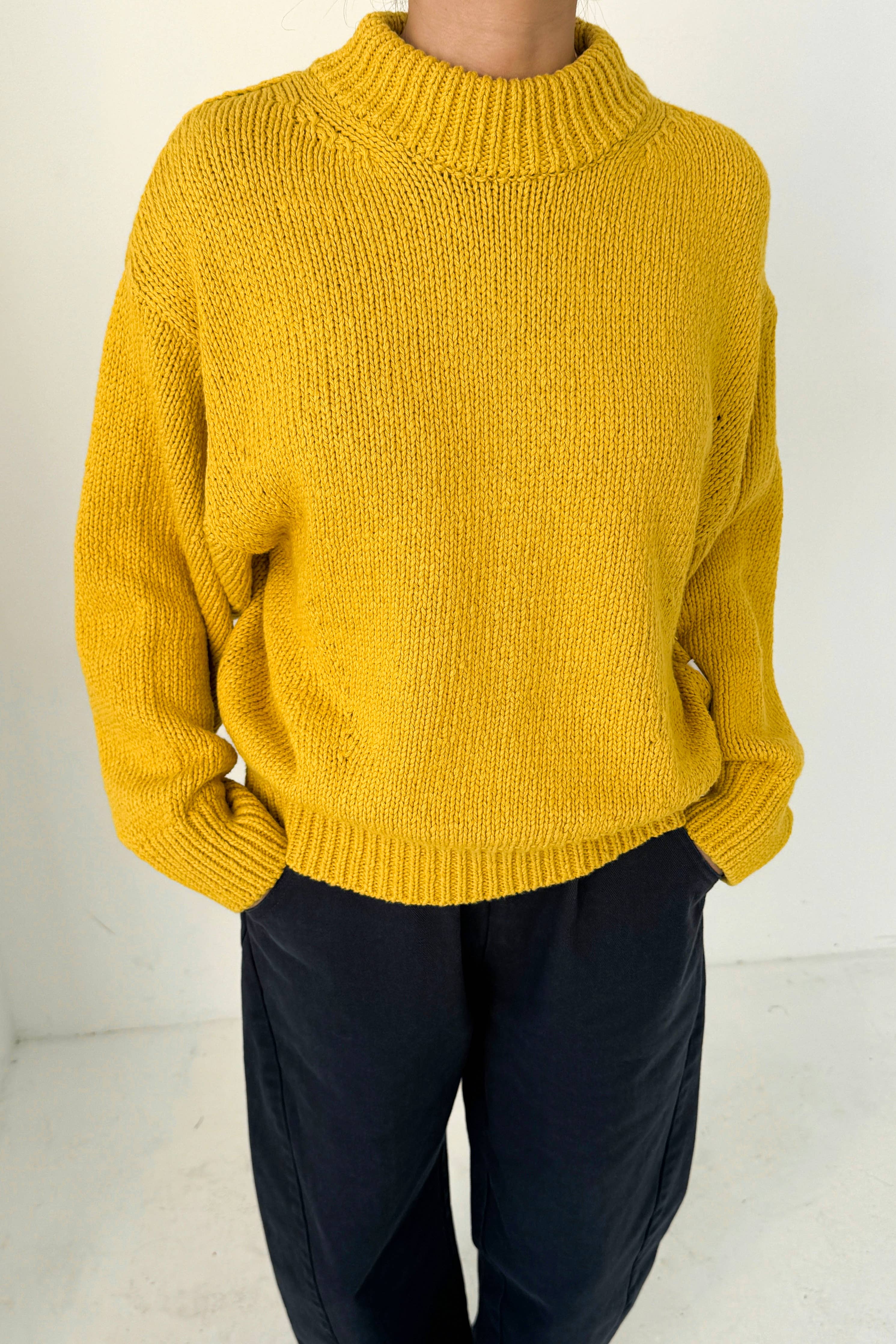 Le Bon Shoppe - Zoe Cotton Sweater Honey - Image 3