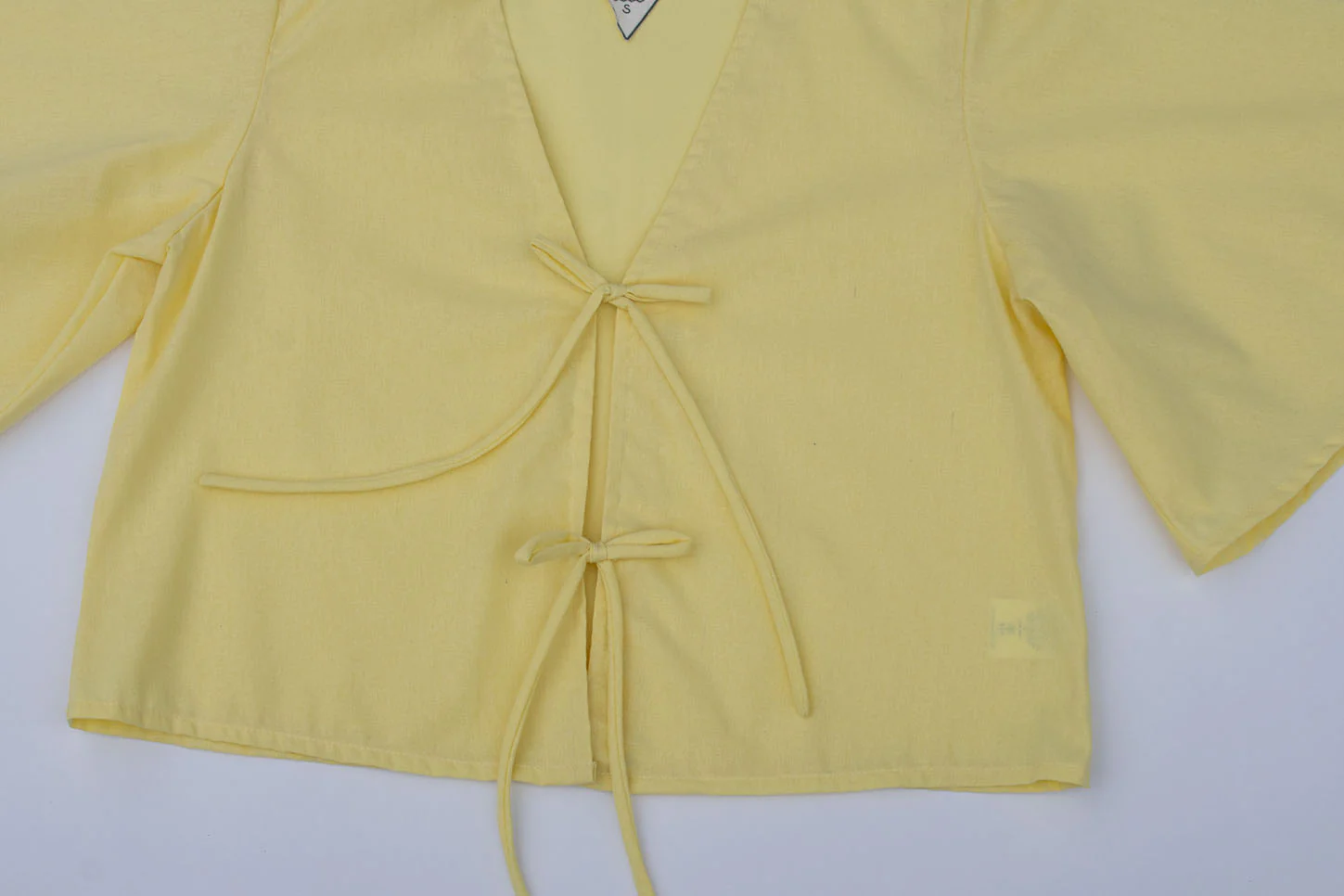 Lexi Flounce Sleeve Tied Top - Image 10