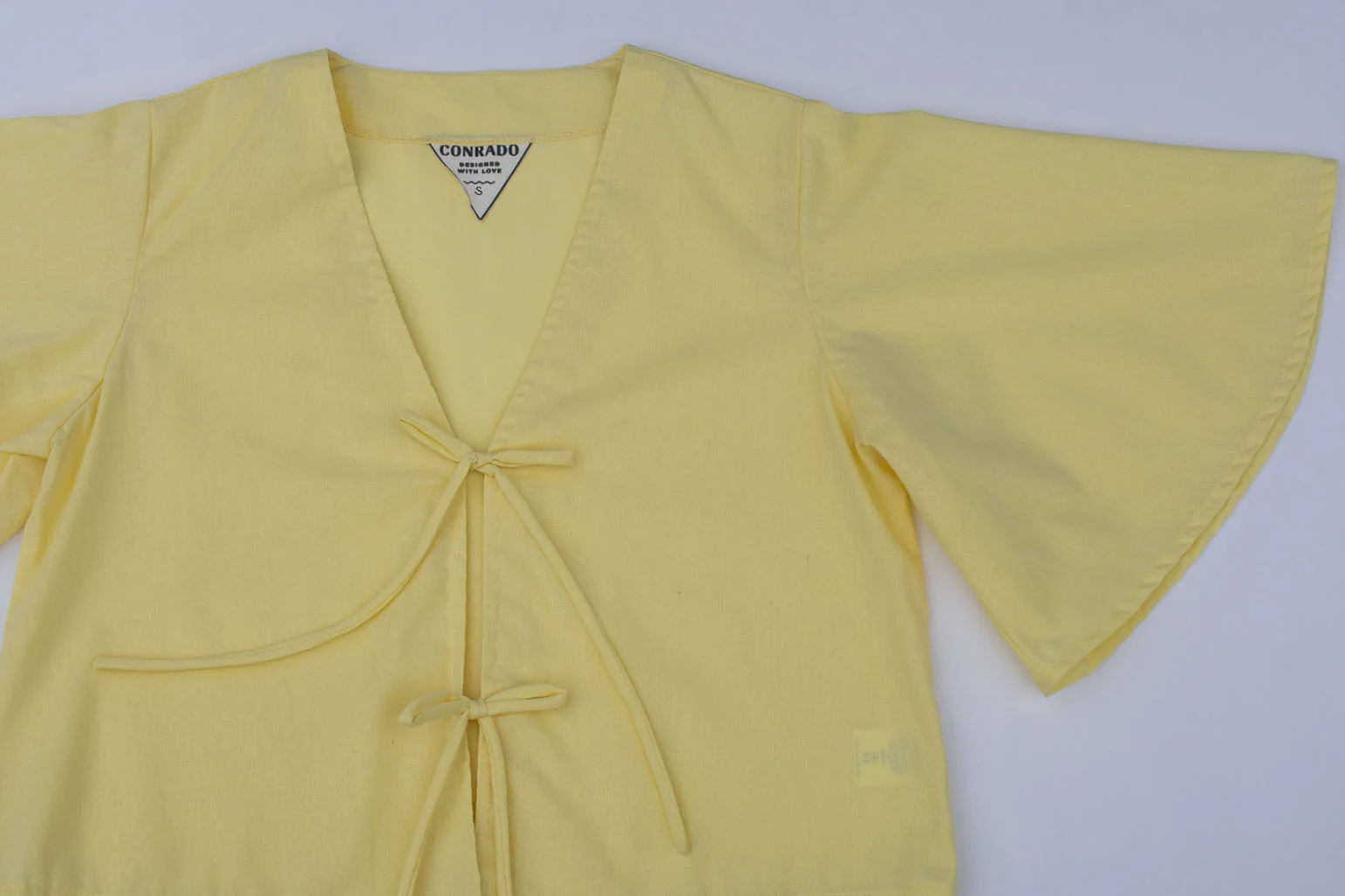 Lexi Flounce Sleeve Tied Top - Image 11