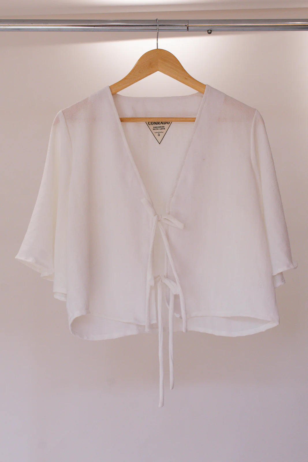 Lexi Flounce Sleeve Tied Top - Image 13