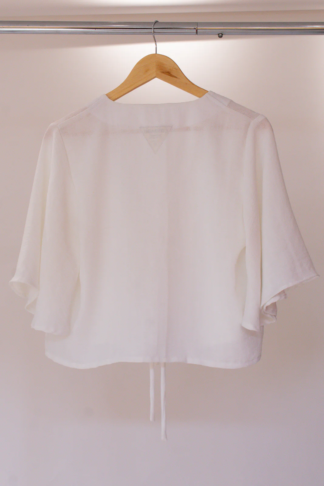 Lexi Flounce Sleeve Tied Top - Image 14