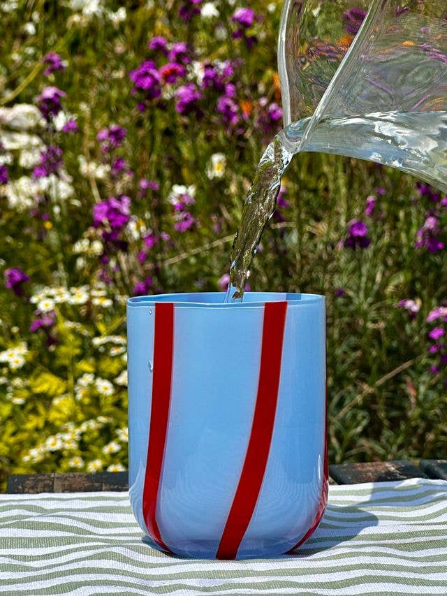 MÆGEN - Atina Glassware - Blue & Red - Image 4