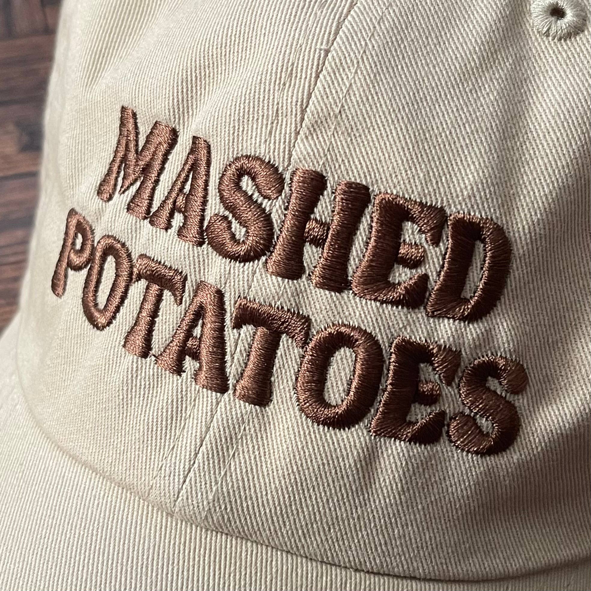 Mashed Potatoes Baseball Cap Dad Hat - Image 3