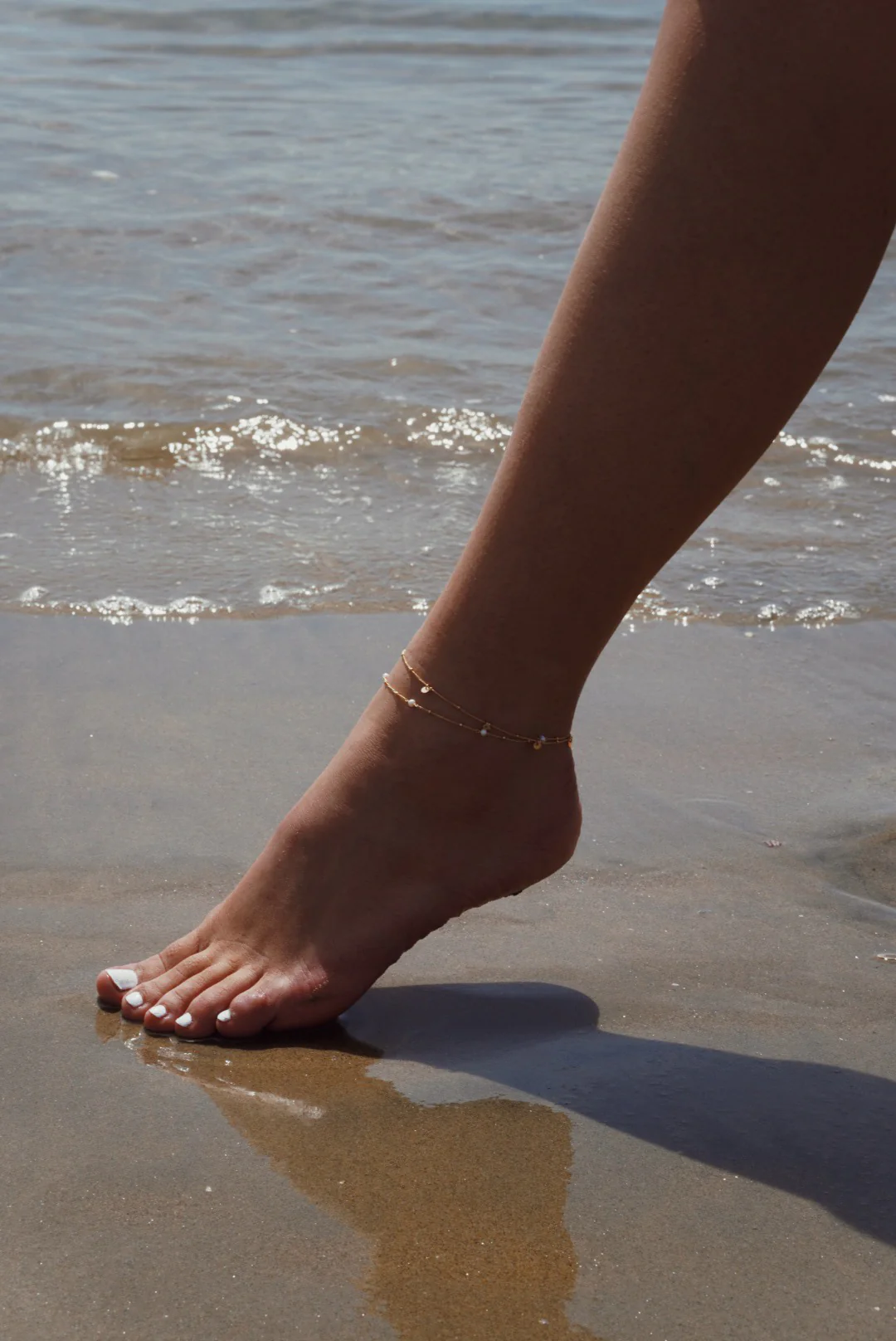 May Martin - Five Coin Dotted Anklet - Image 2