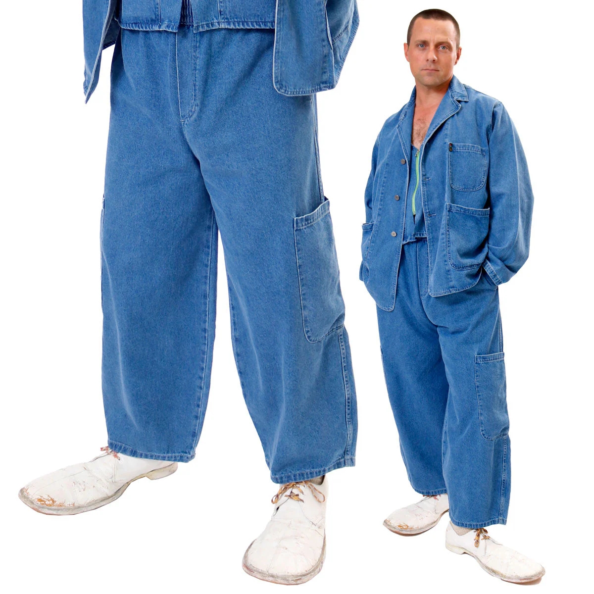 Meals Clothing Lite Ranch Denim Chef Pant - Image 5