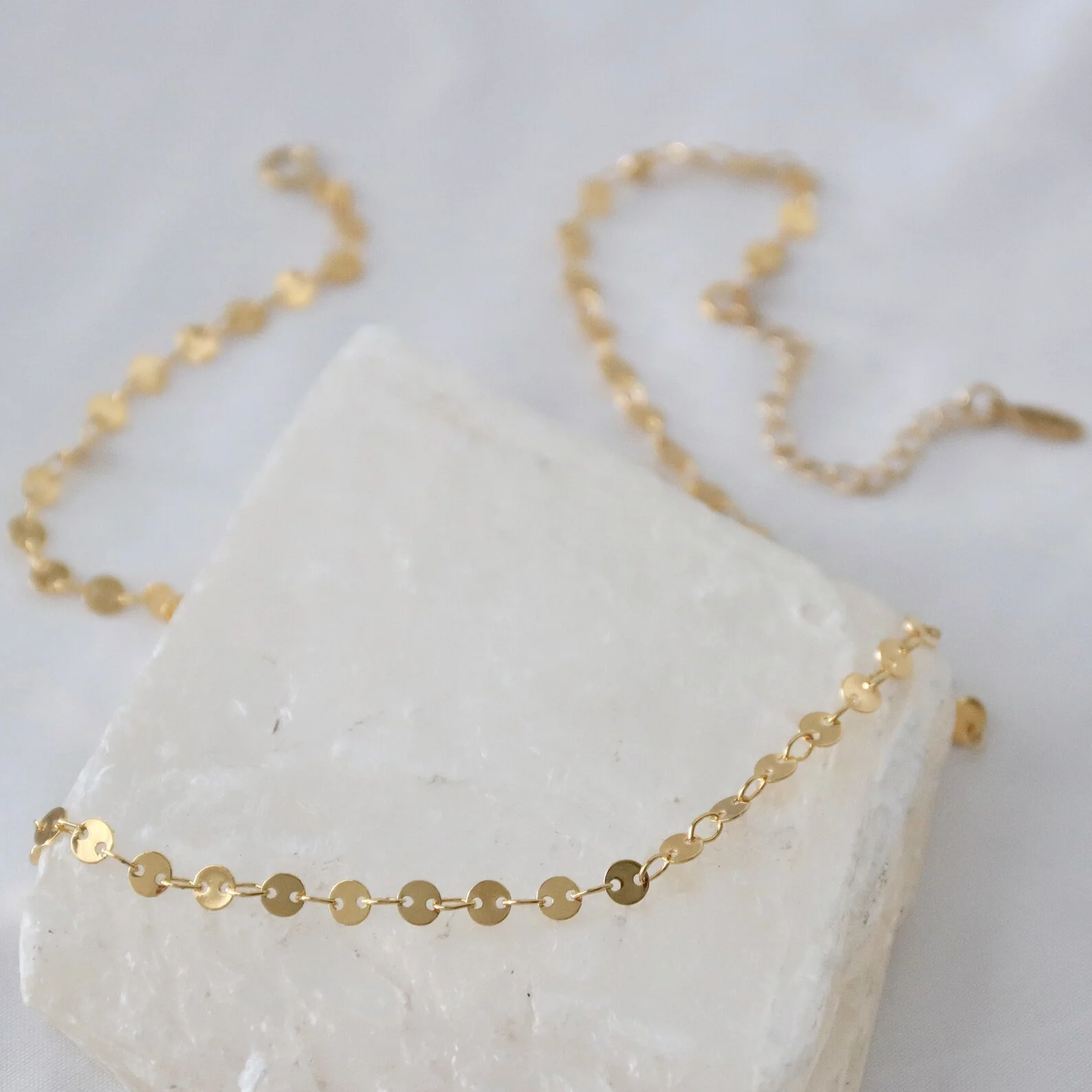 Gold Coin Chain Choker - Image 3