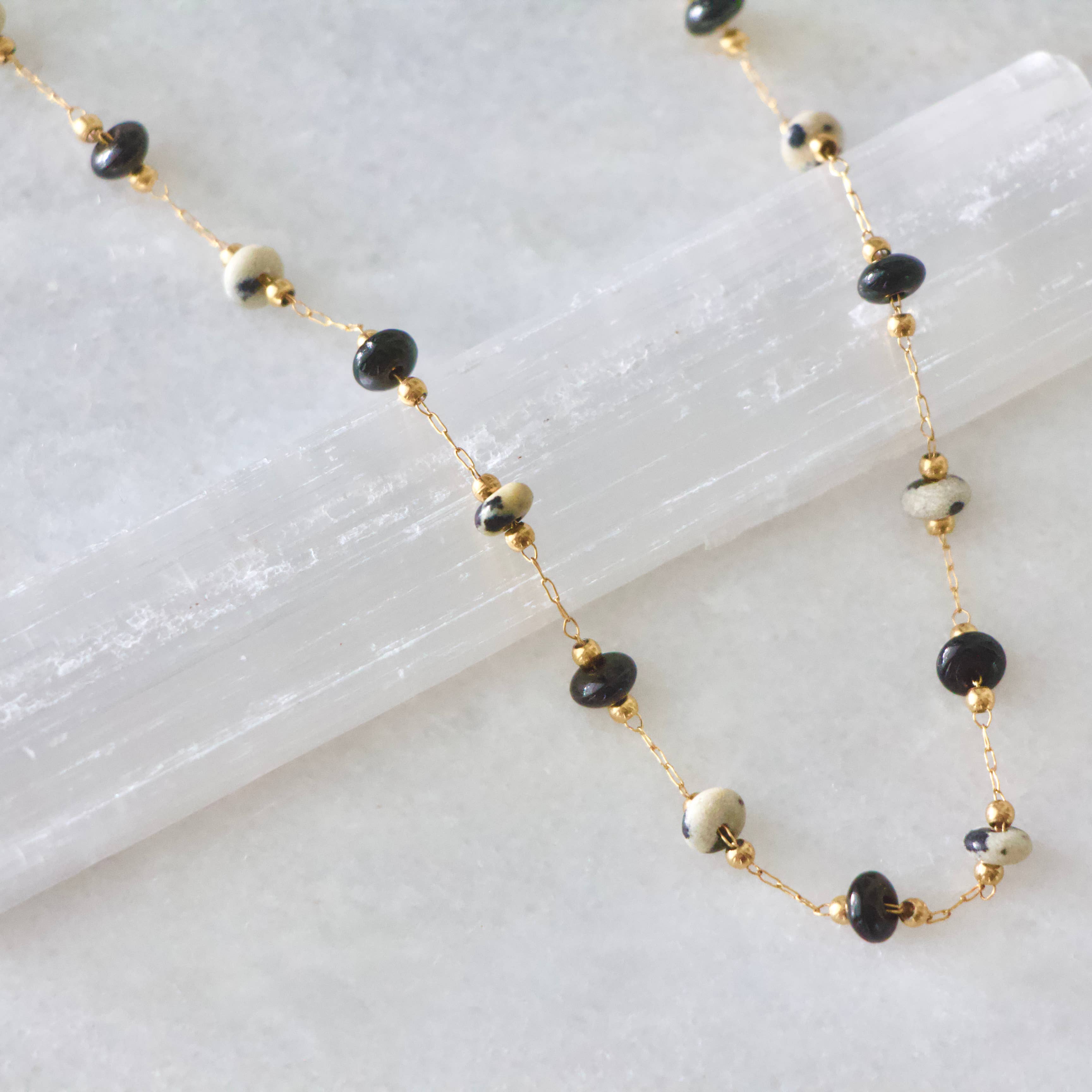 Dalmatian Jasper Choker Necklace
