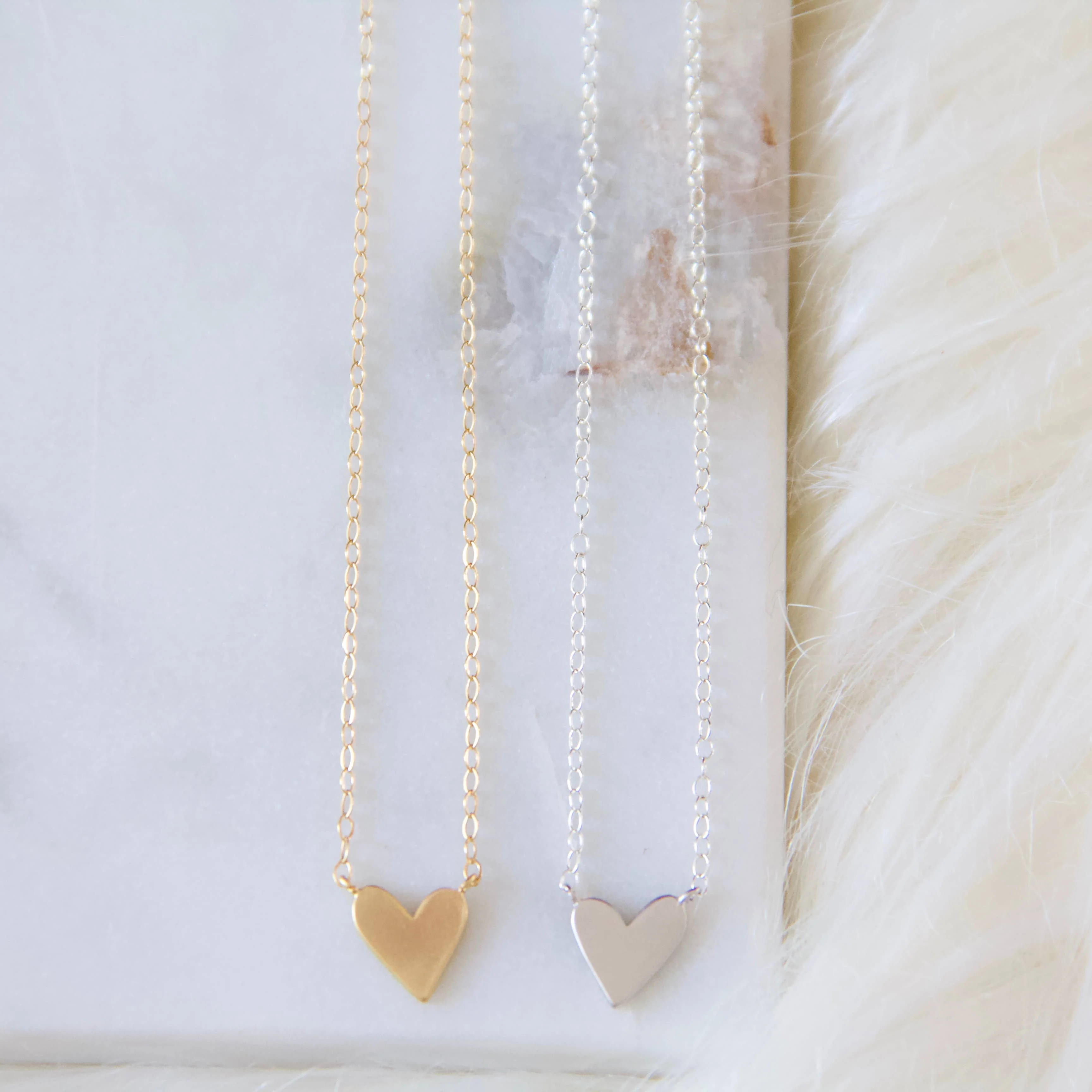 Silver Heart Necklace - Image 2