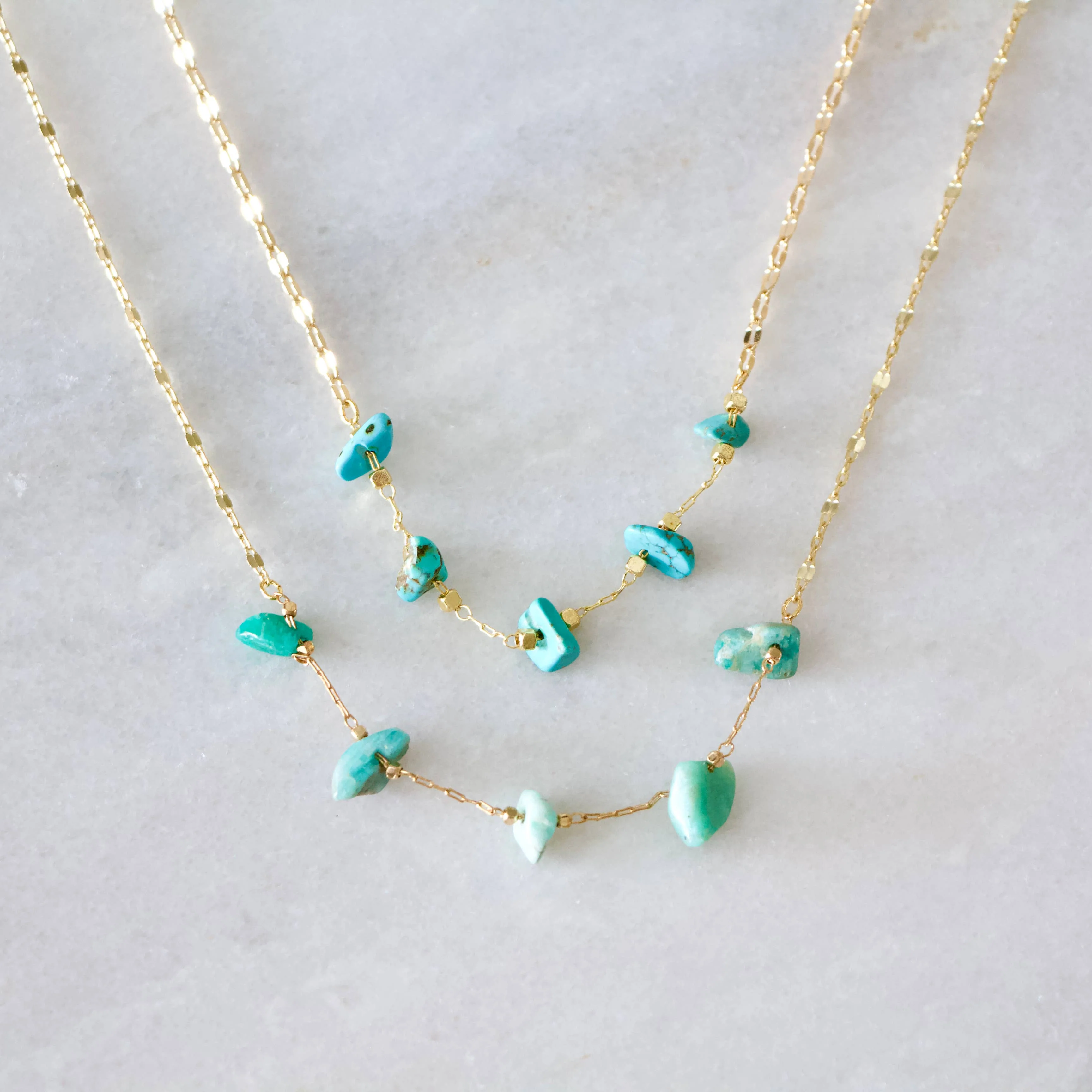 Turquoise Nugget Necklace - Image 5