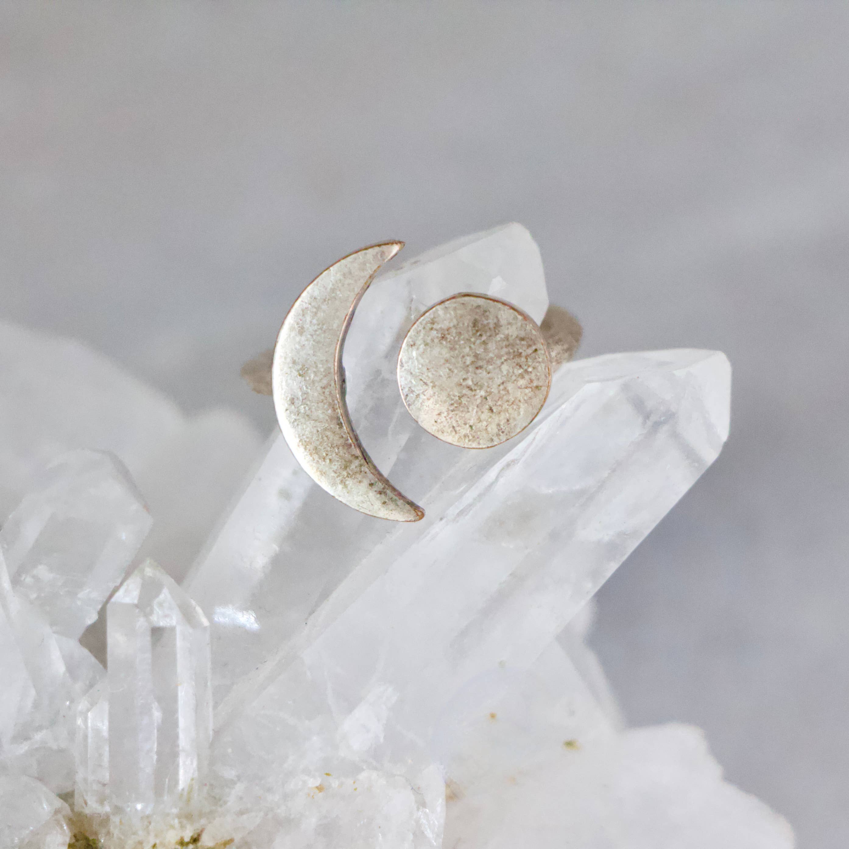 Silver Crescent Ring  - Image 3