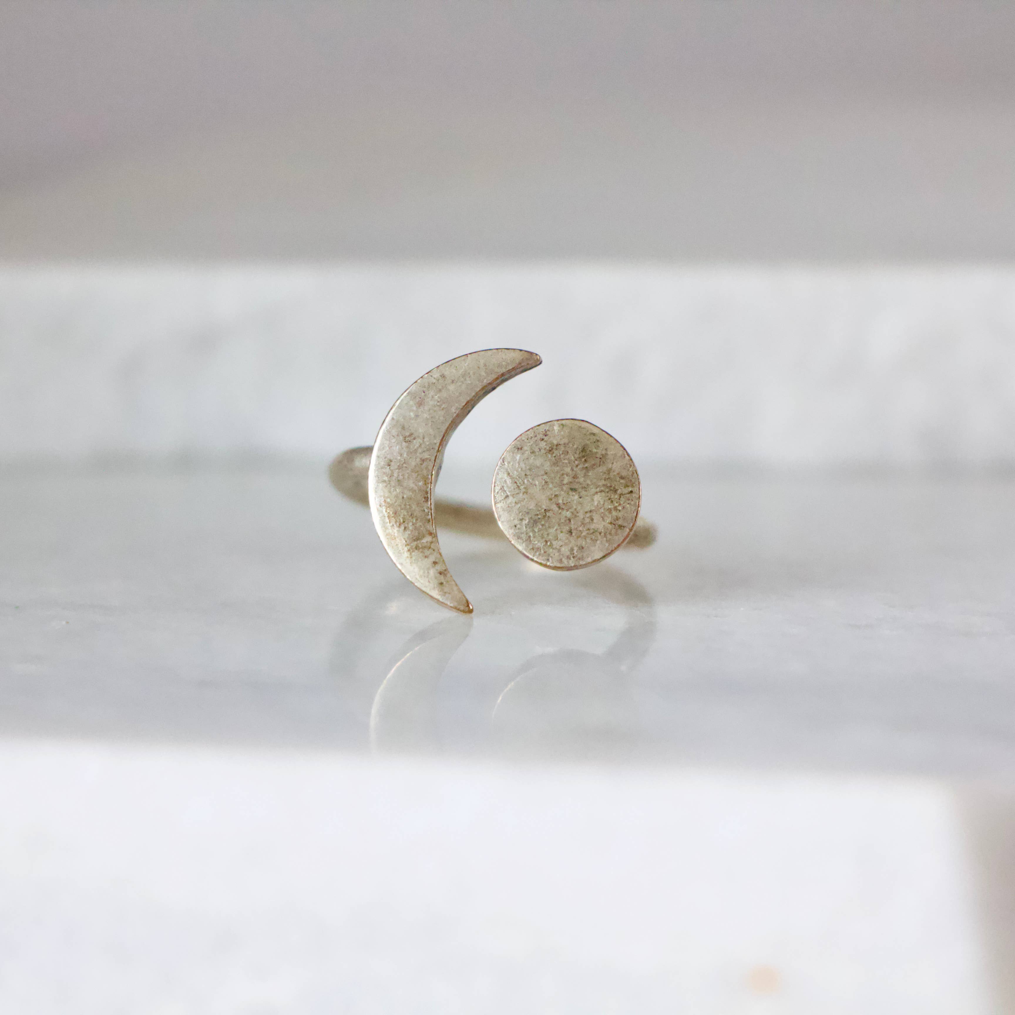 Silver Crescent Ring  - Image 4