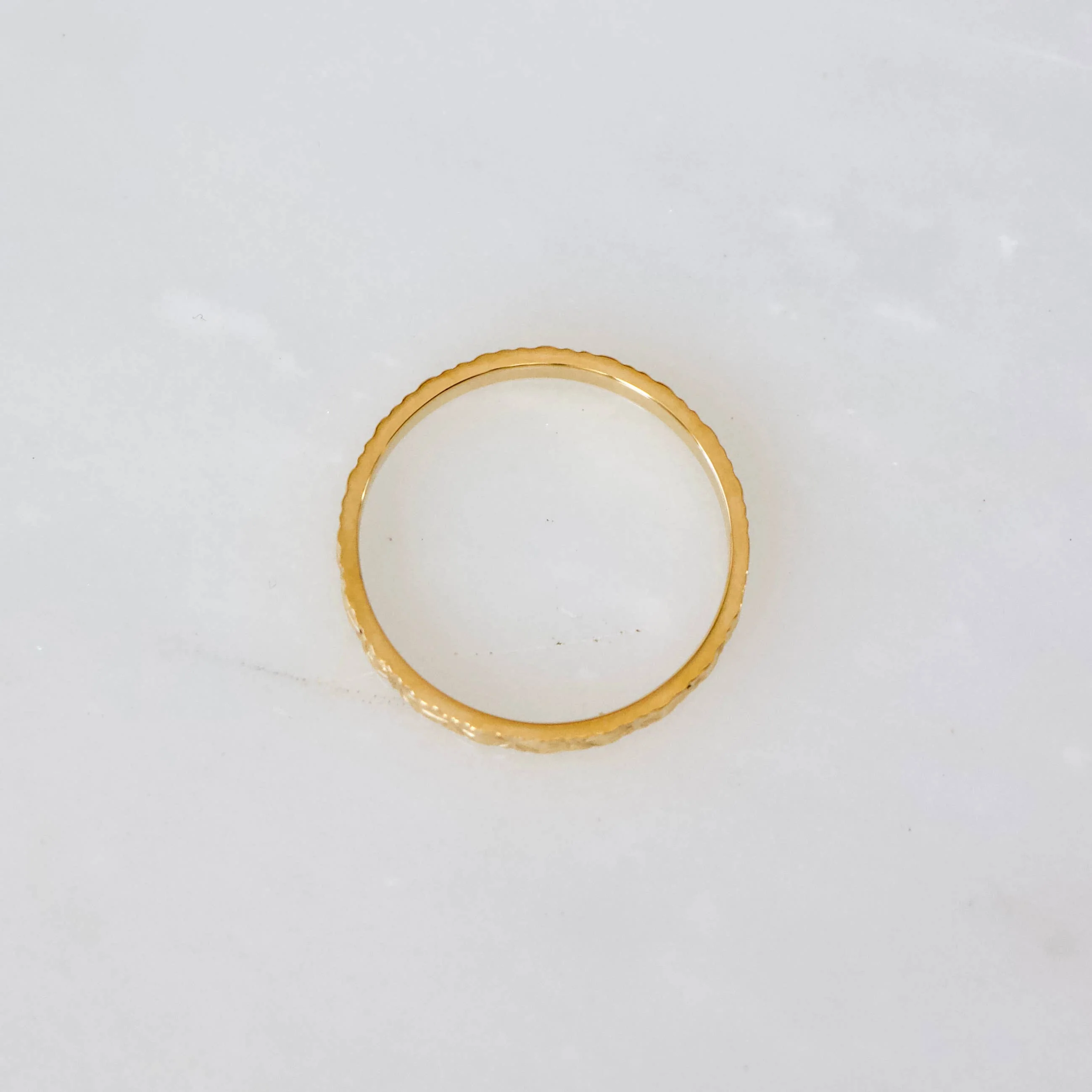 Stamped Star Stack Ring - Image 2