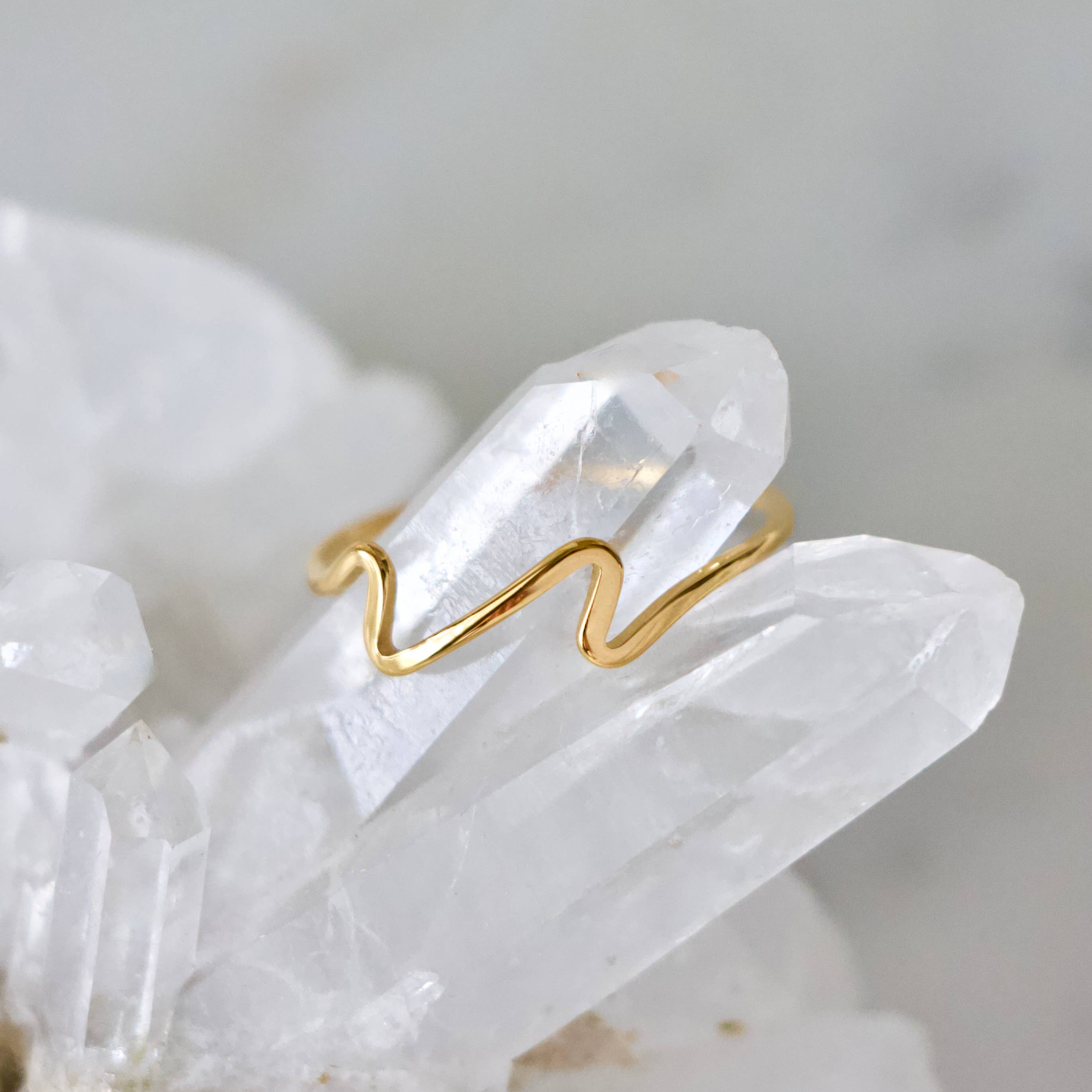 Wave Stack Ring