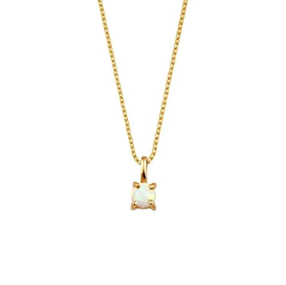 Minimal Opal Necklace - Image 2