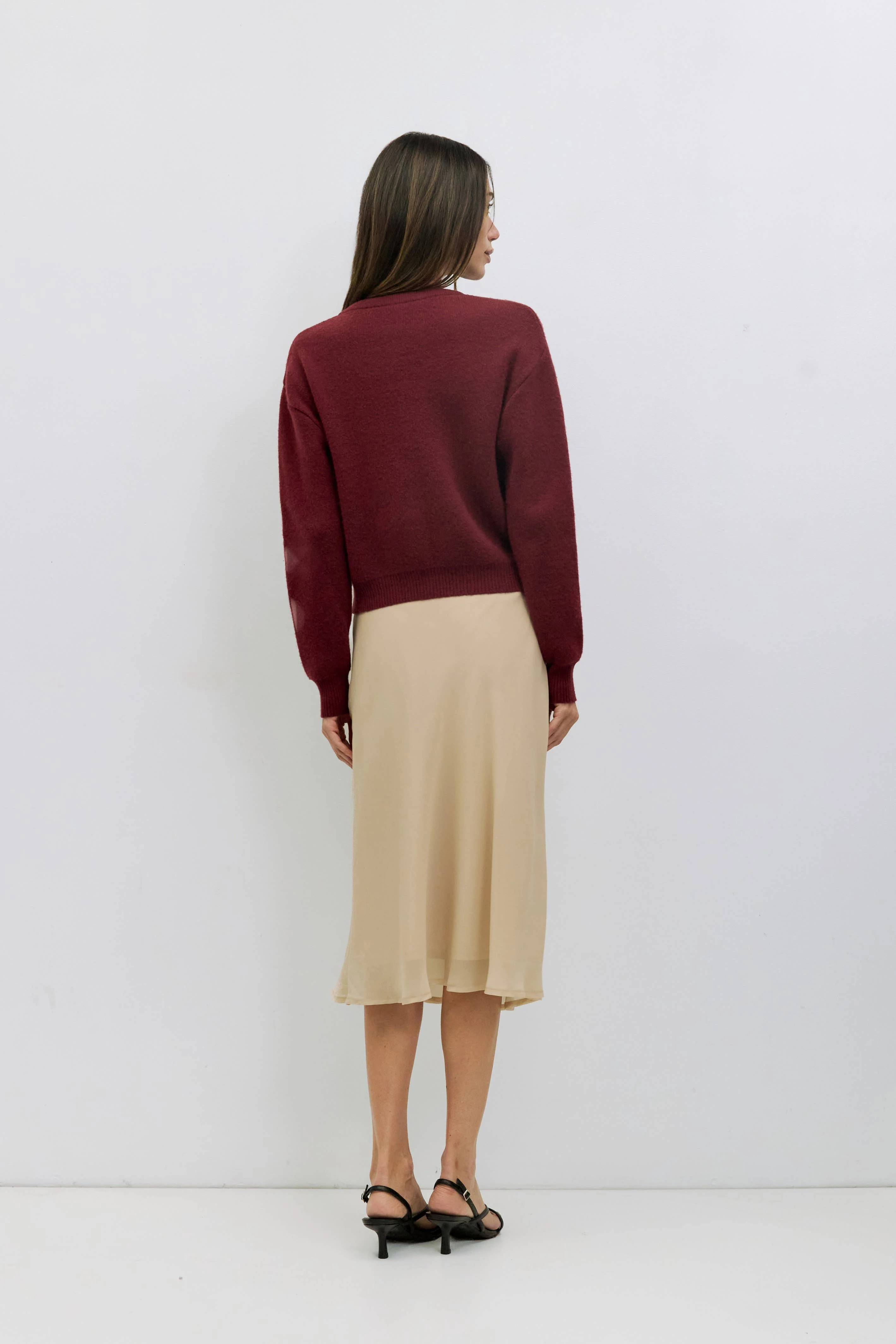 The Malin Cropped Button-Down Cardigan - Image 13