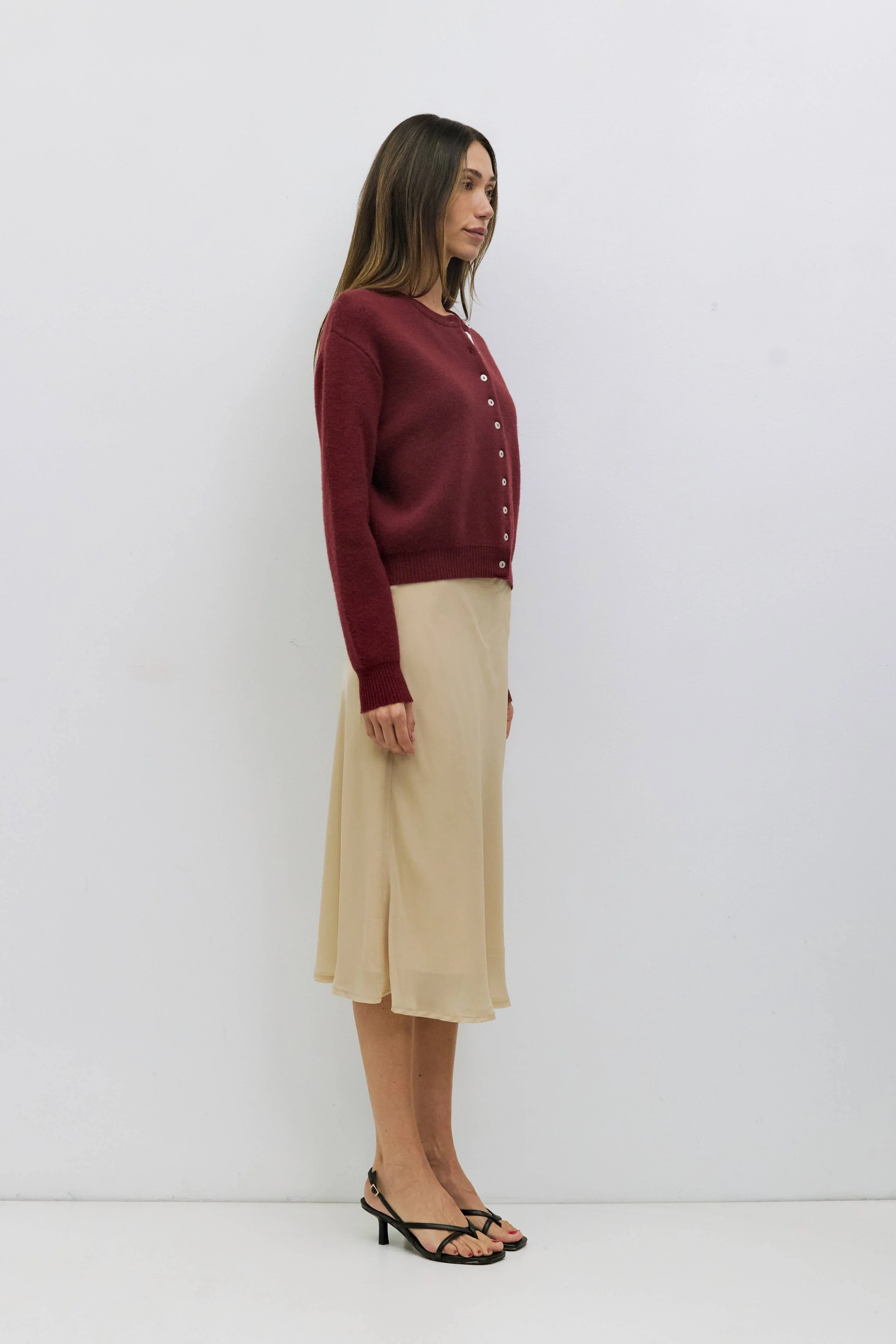 The Malin Cropped Button-Down Cardigan - Image 14