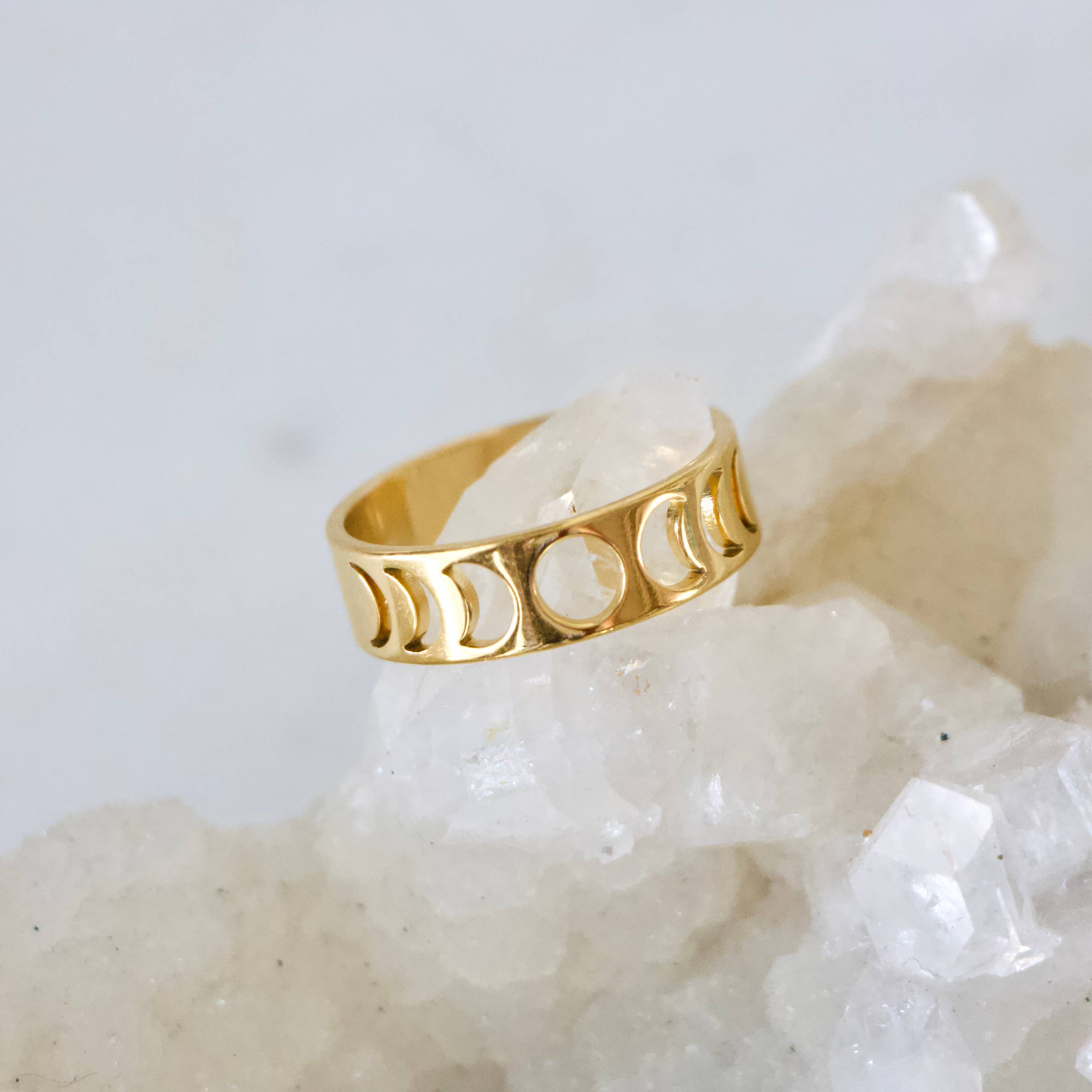 Moon Phase Ring - Thin Ring - Image 4