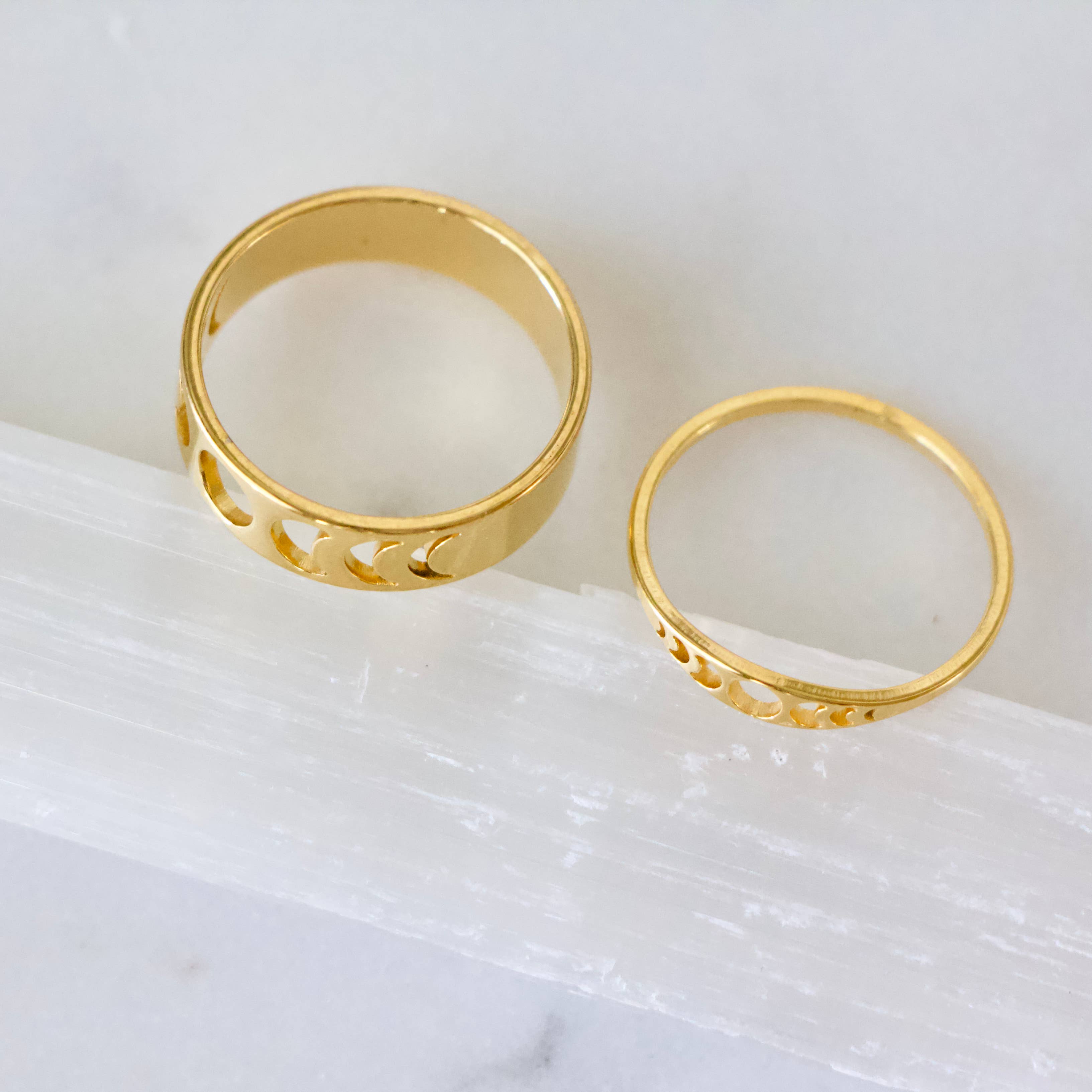 Moon Phase Ring - Thin Ring - Image 6