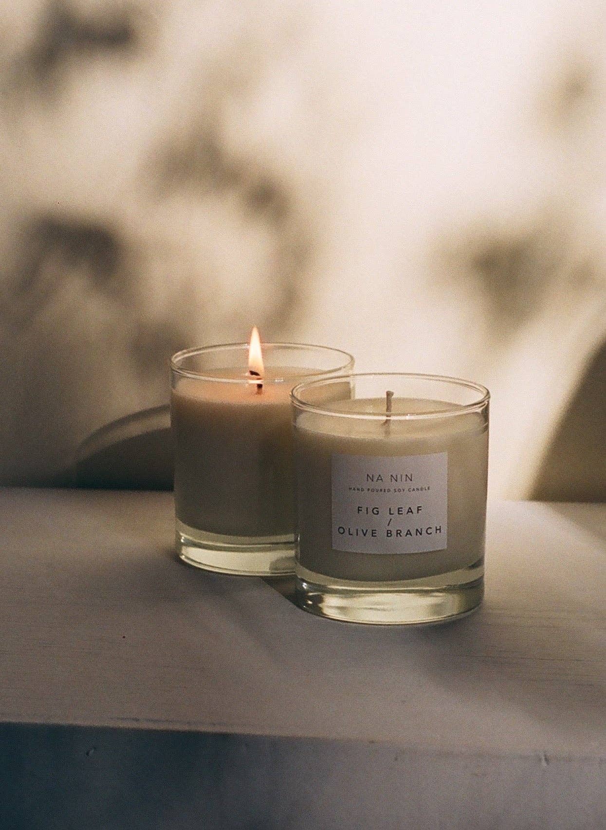 Na Nin - Fig Leaf & Olive Branch Candle 5oz