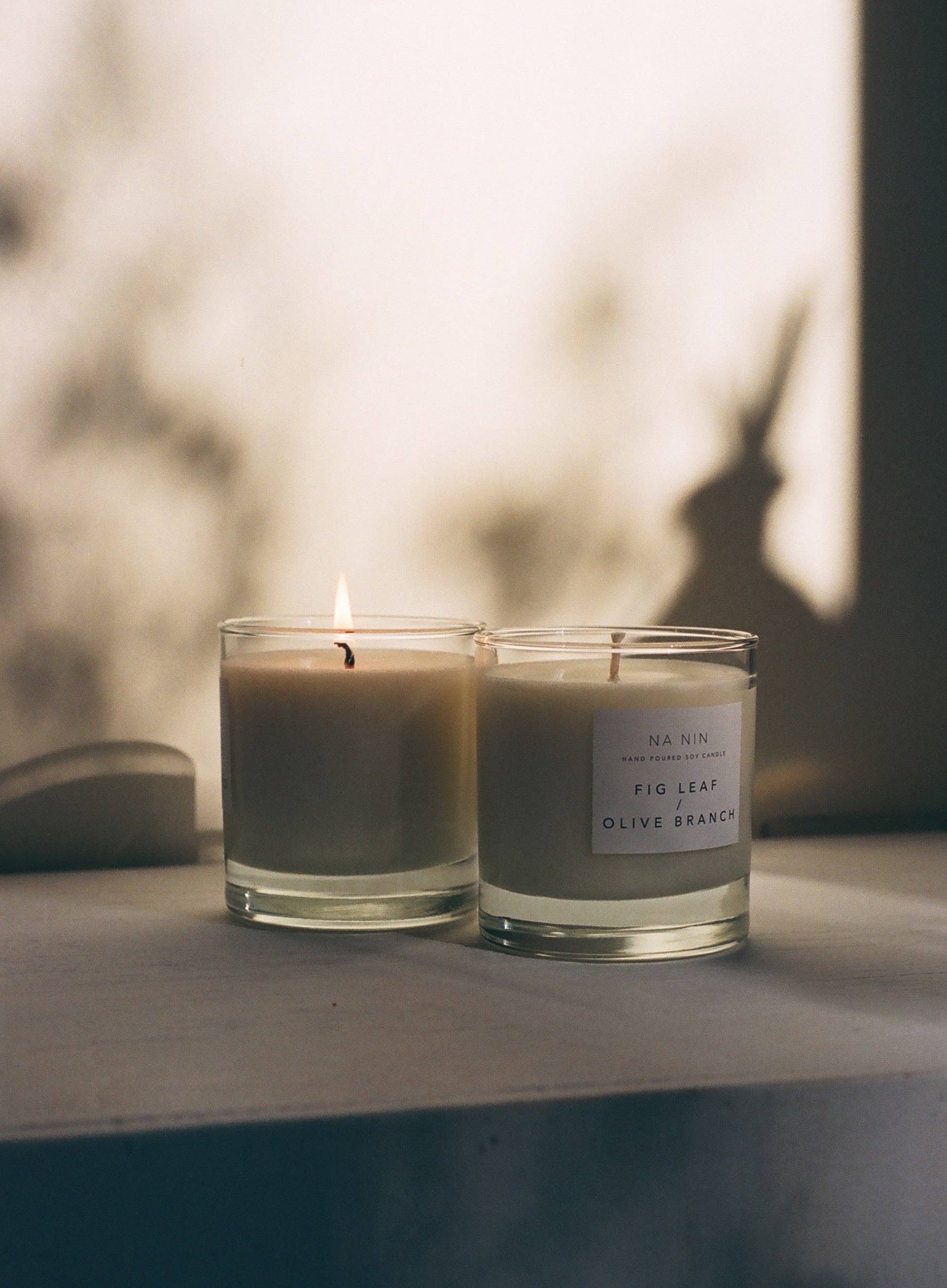 Na Nin - Fig Leaf & Olive Branch Candle 5oz - Image 2