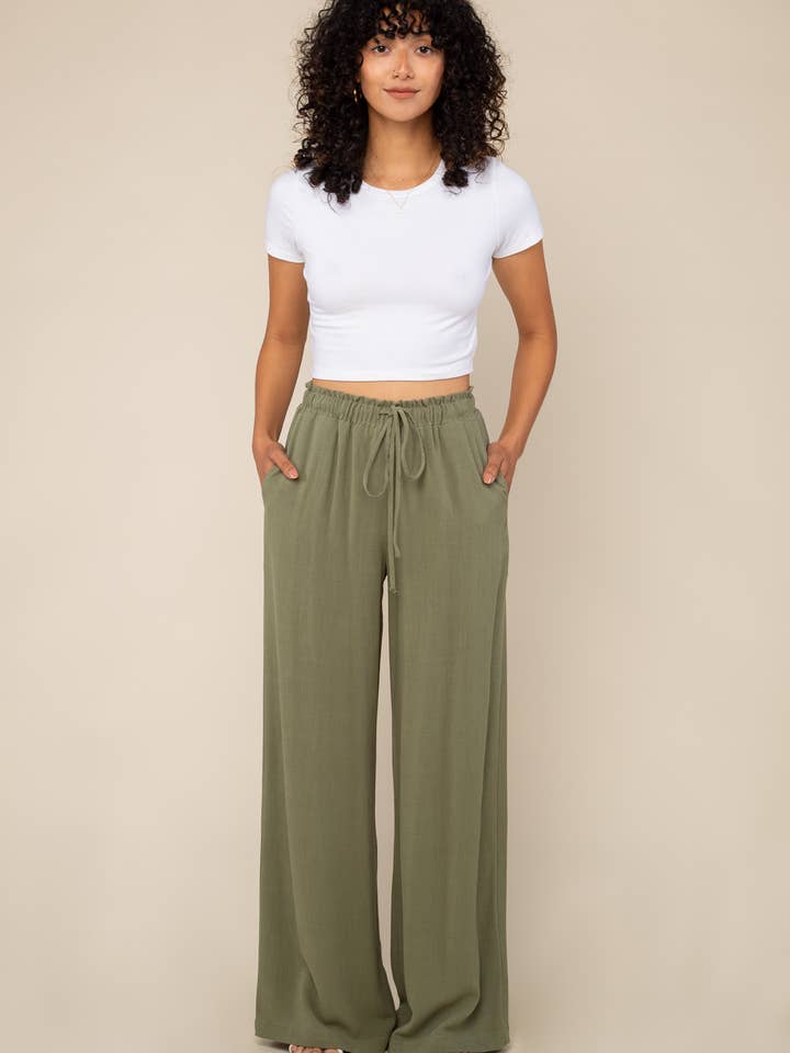 NLT - Cove Linen Pant | Wide Leg Full Length - Image 10