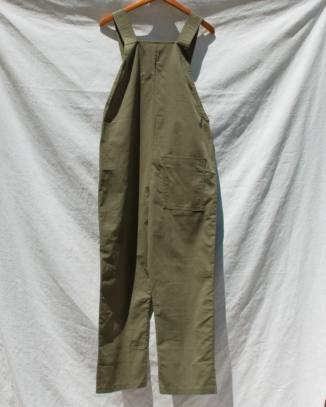 Nora Linen Overalls with Back Pockets - Image 9
