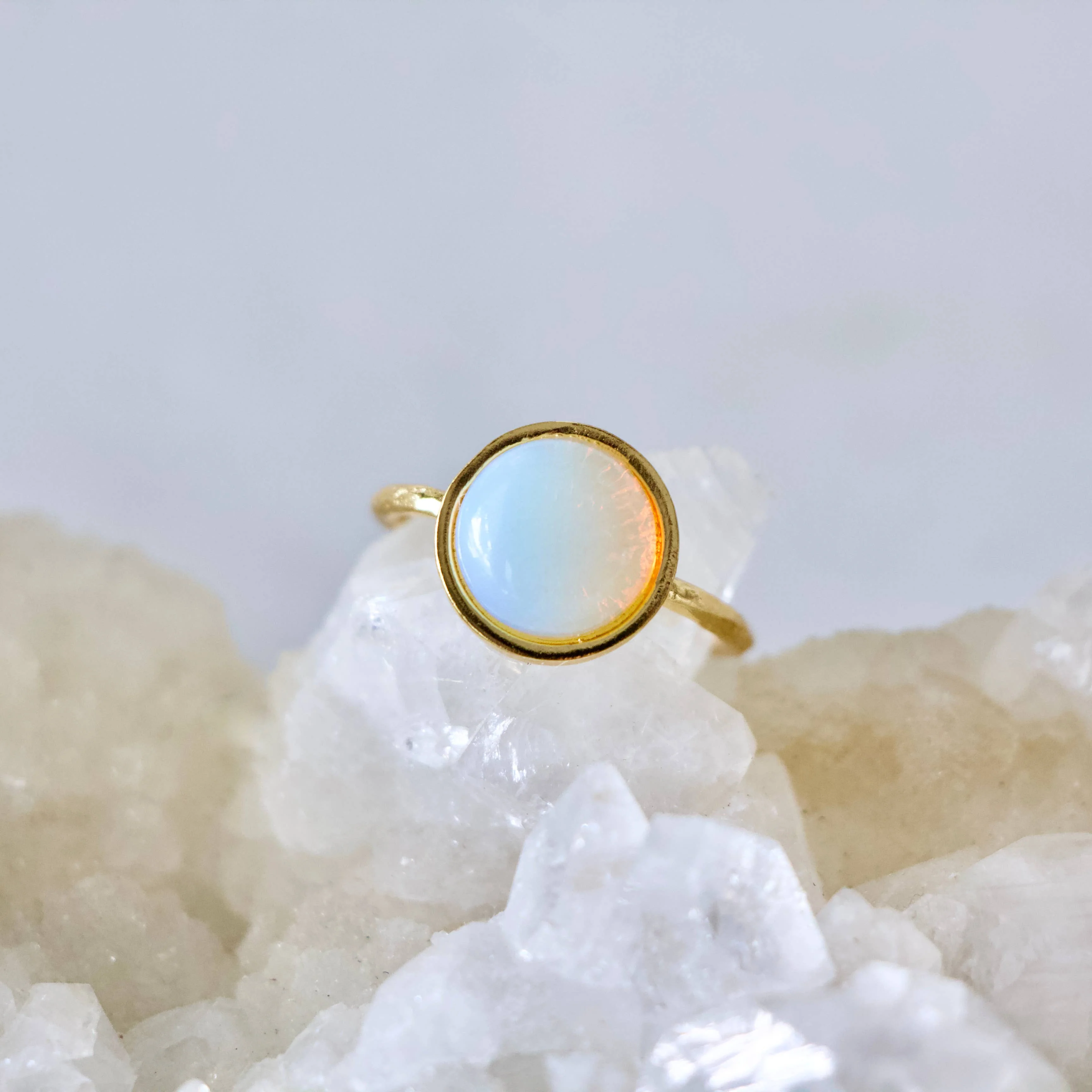 Opalite Solitare Ring - Image 2