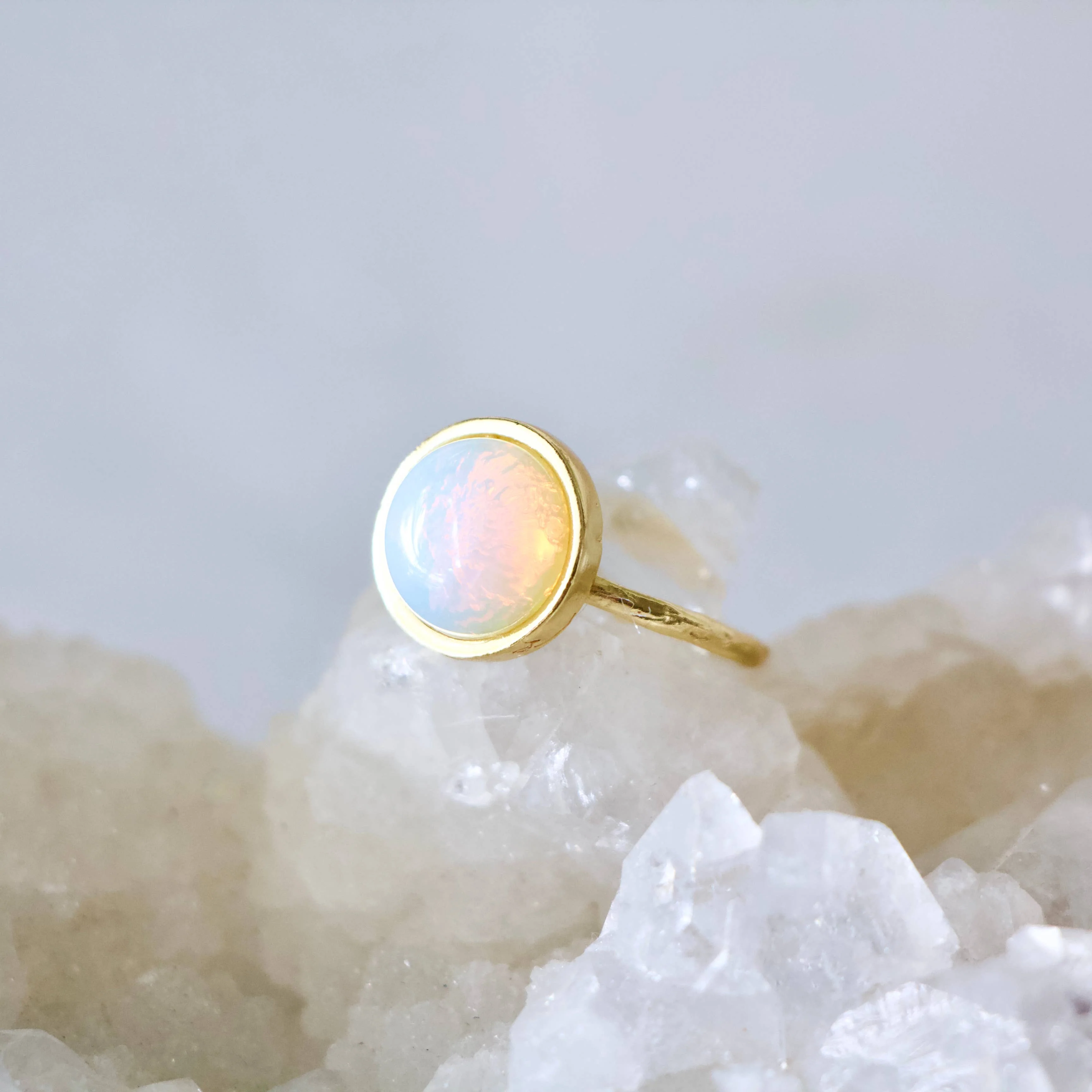 Opalite Solitare Ring - Image 3
