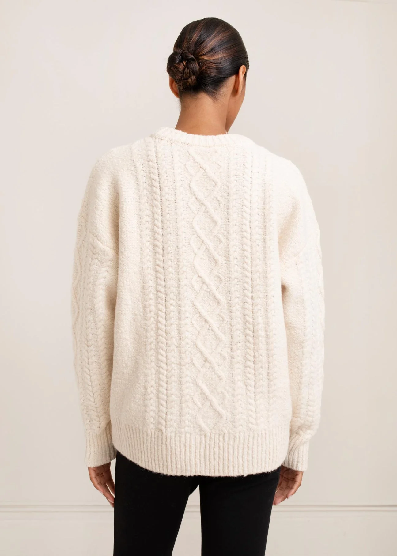 Paper Label Rayna Cable Sweater - Image 6