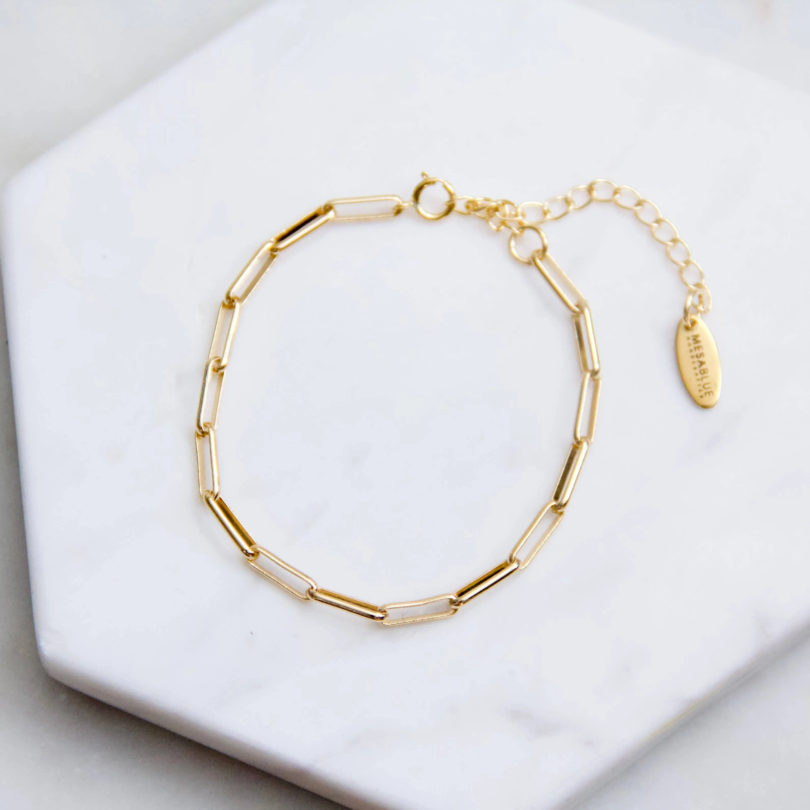 Paperclip Chain Bracelet
