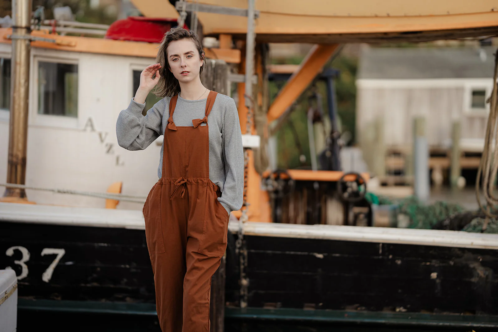 Parker Linen Overalls - Image 4