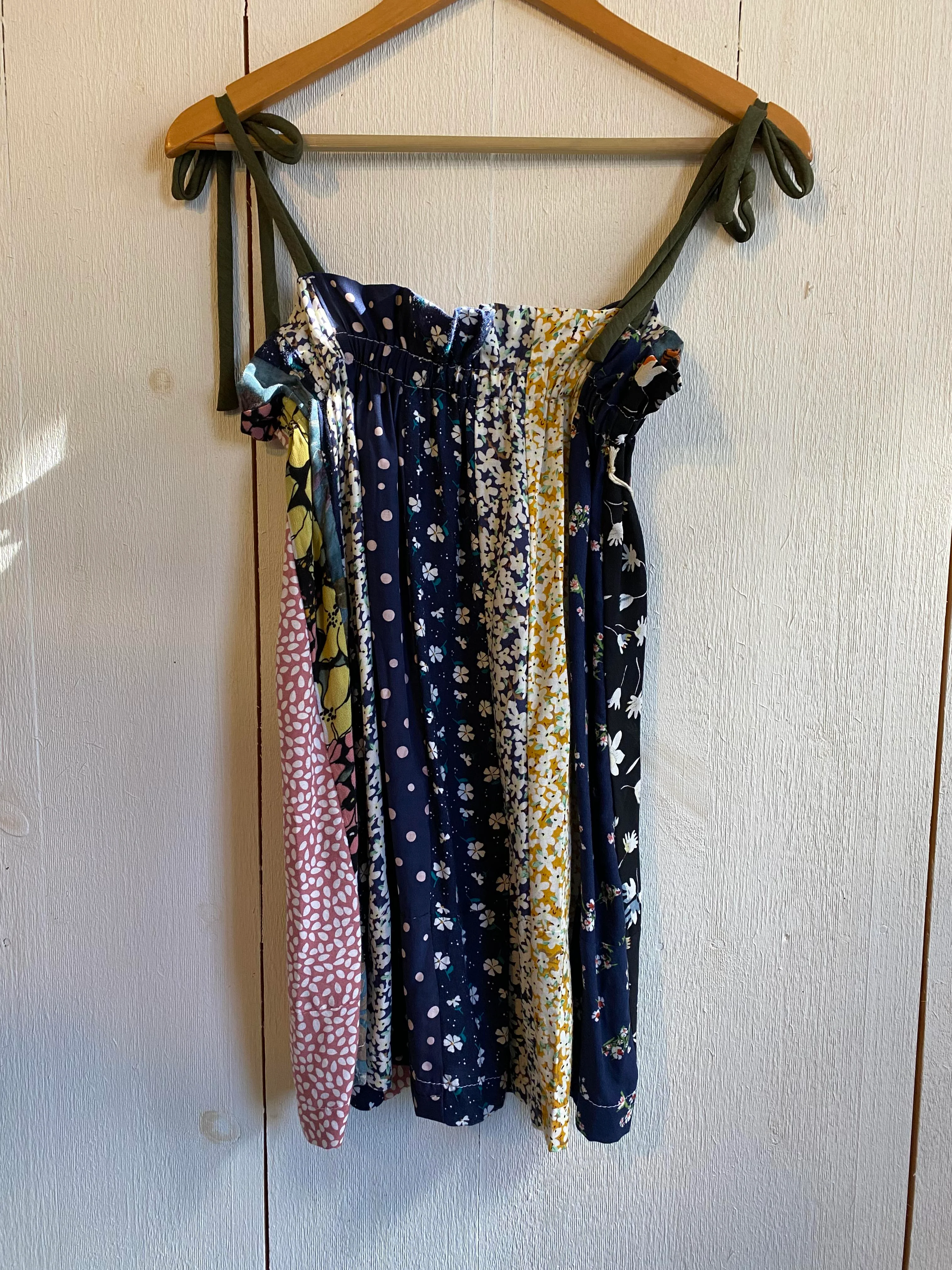 Pauline Patchwork Mini Dress - Image 4