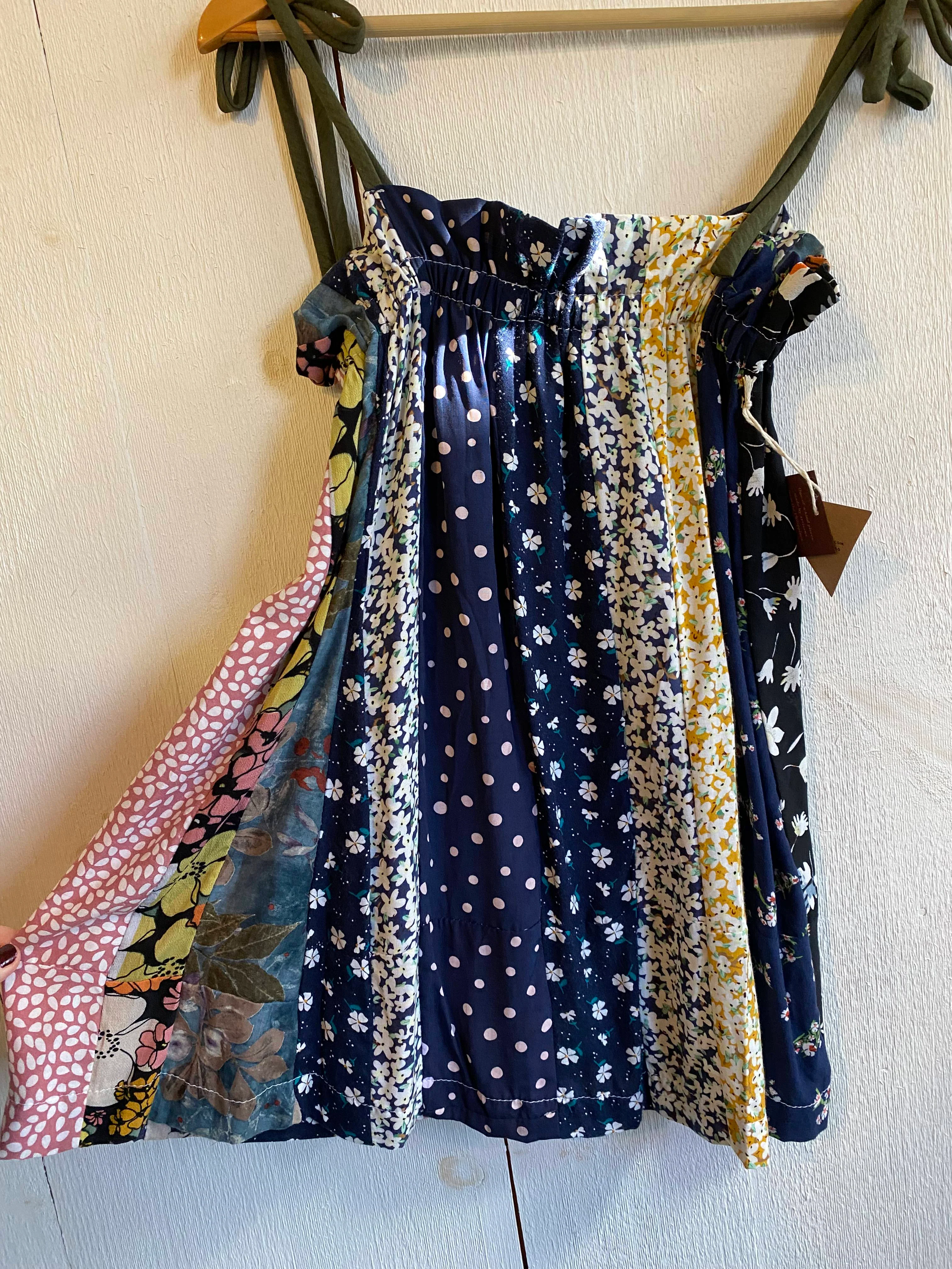 Pauline Patchwork Mini Dress - Image 5