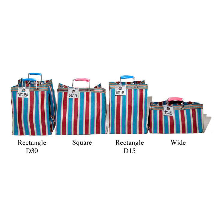 Puebco - RECYCLED PLASTIC STRIPE BAG - Wide - Image 4
