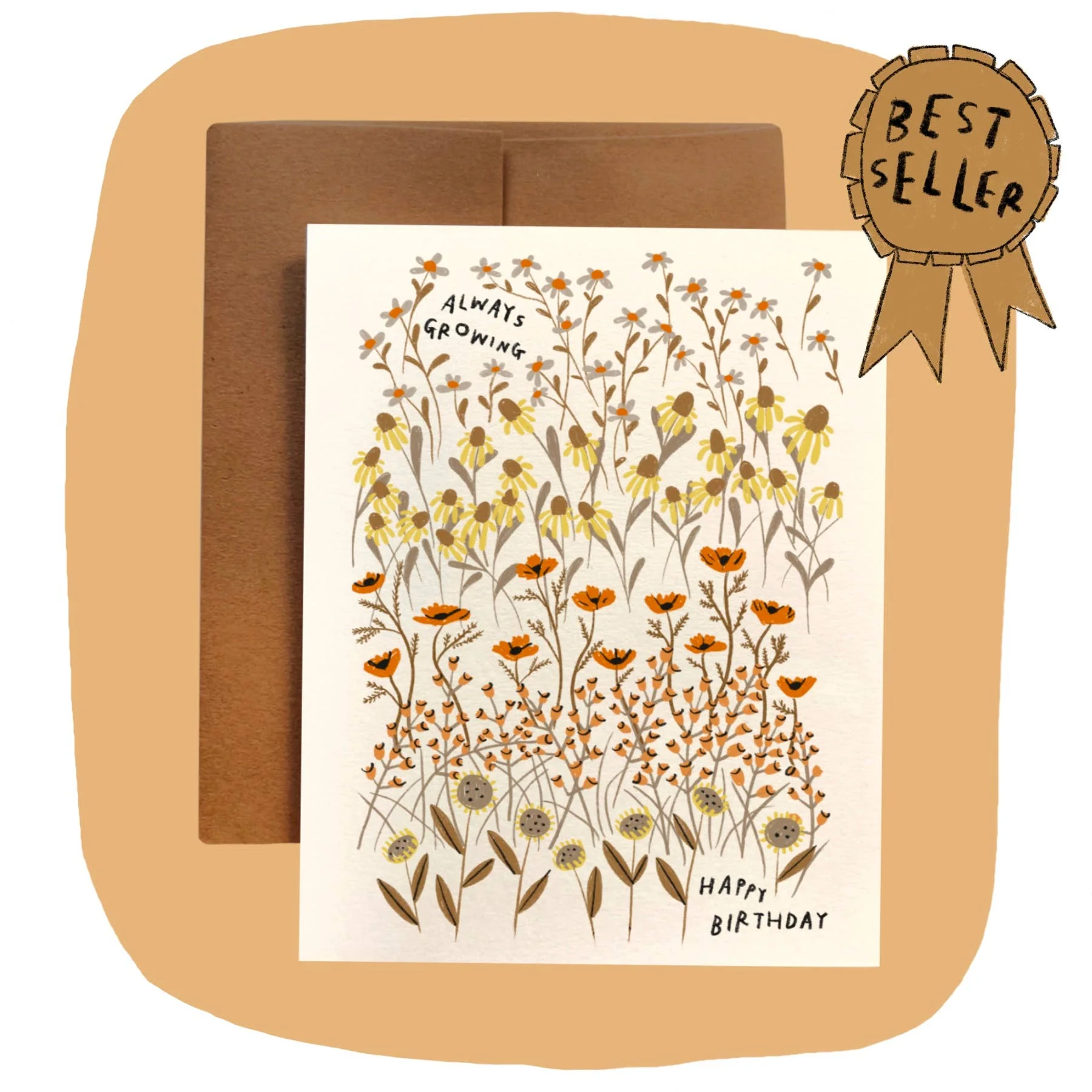 RANI BAN CO - ALWAYS GROWING Birthday Greeting Card