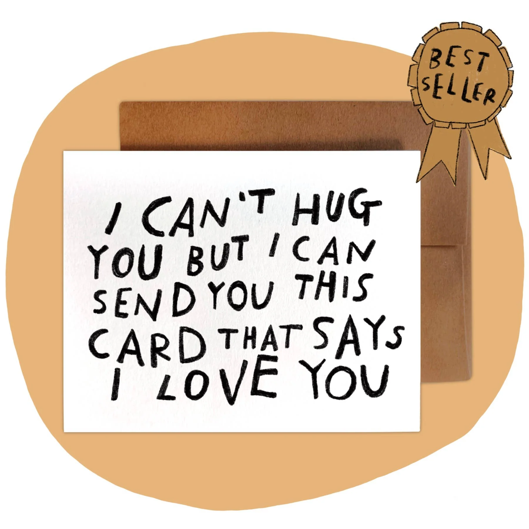 RANI BAN CO - CAN’T HUG YOU Greeting Card