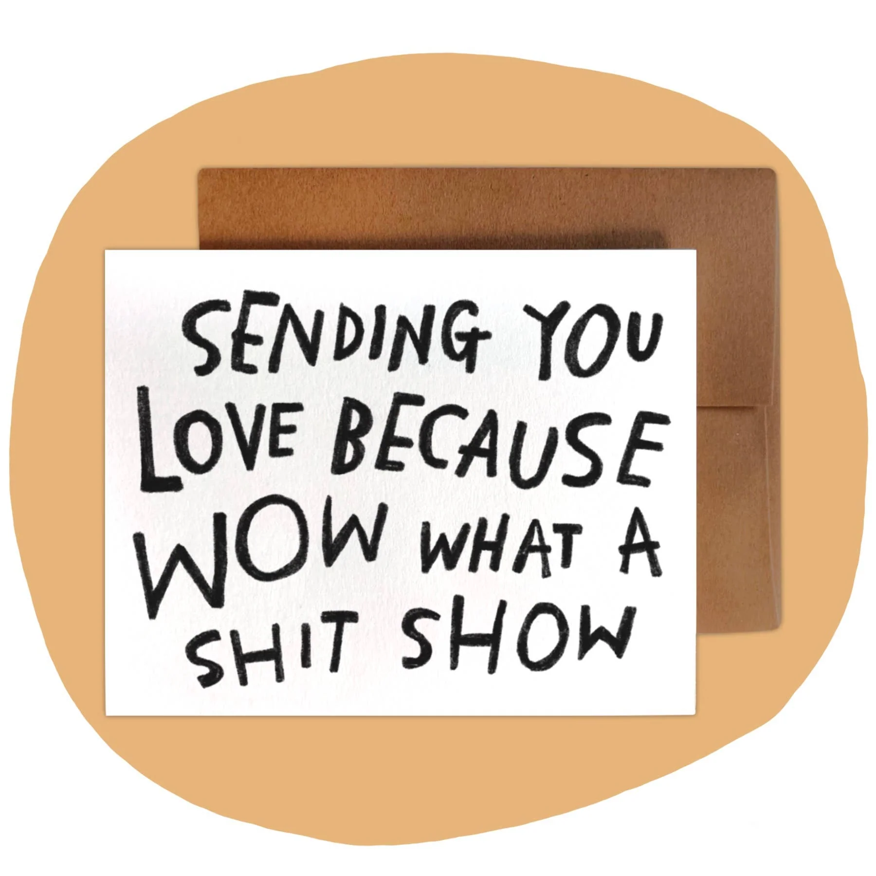 RANI BAN CO - SHIT SHOW Greeting Card - Image 2