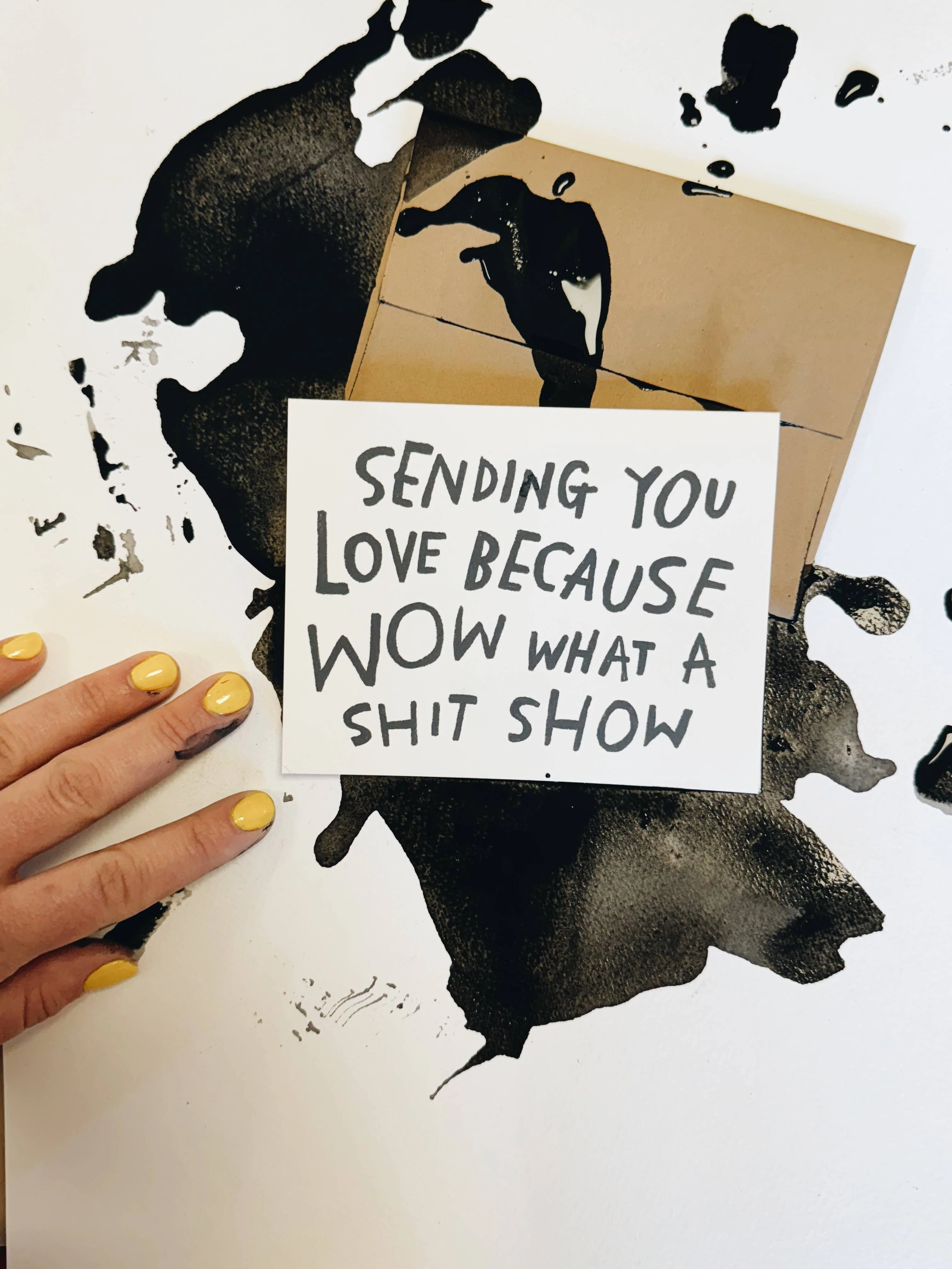 RANI BAN CO - SHIT SHOW Greeting Card - Image 5