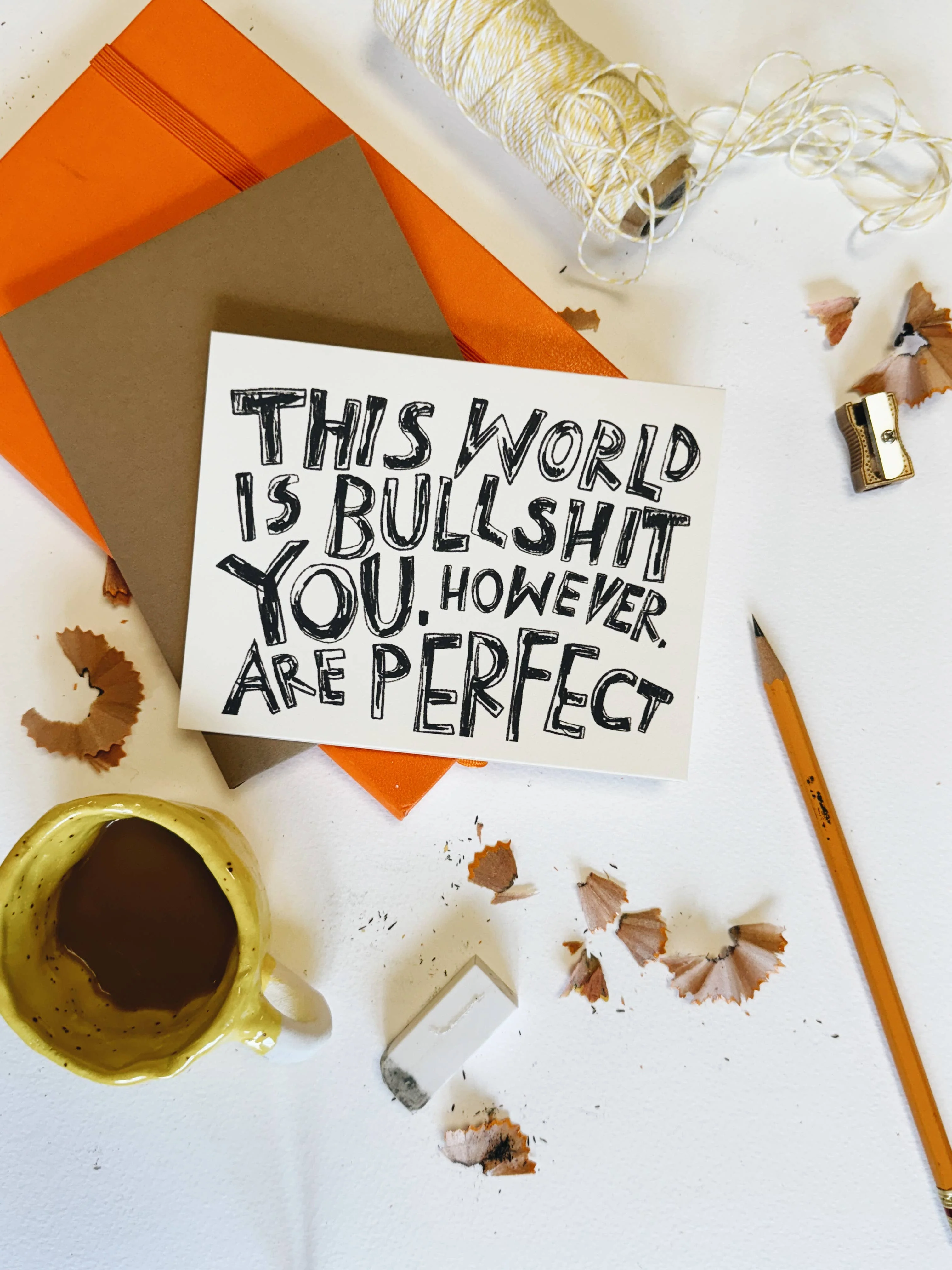 RANI BAN CO - THIS WORLD IS BULLSHIT. YOU, HOWEVER, ARE PERFECT Card - Image 5
