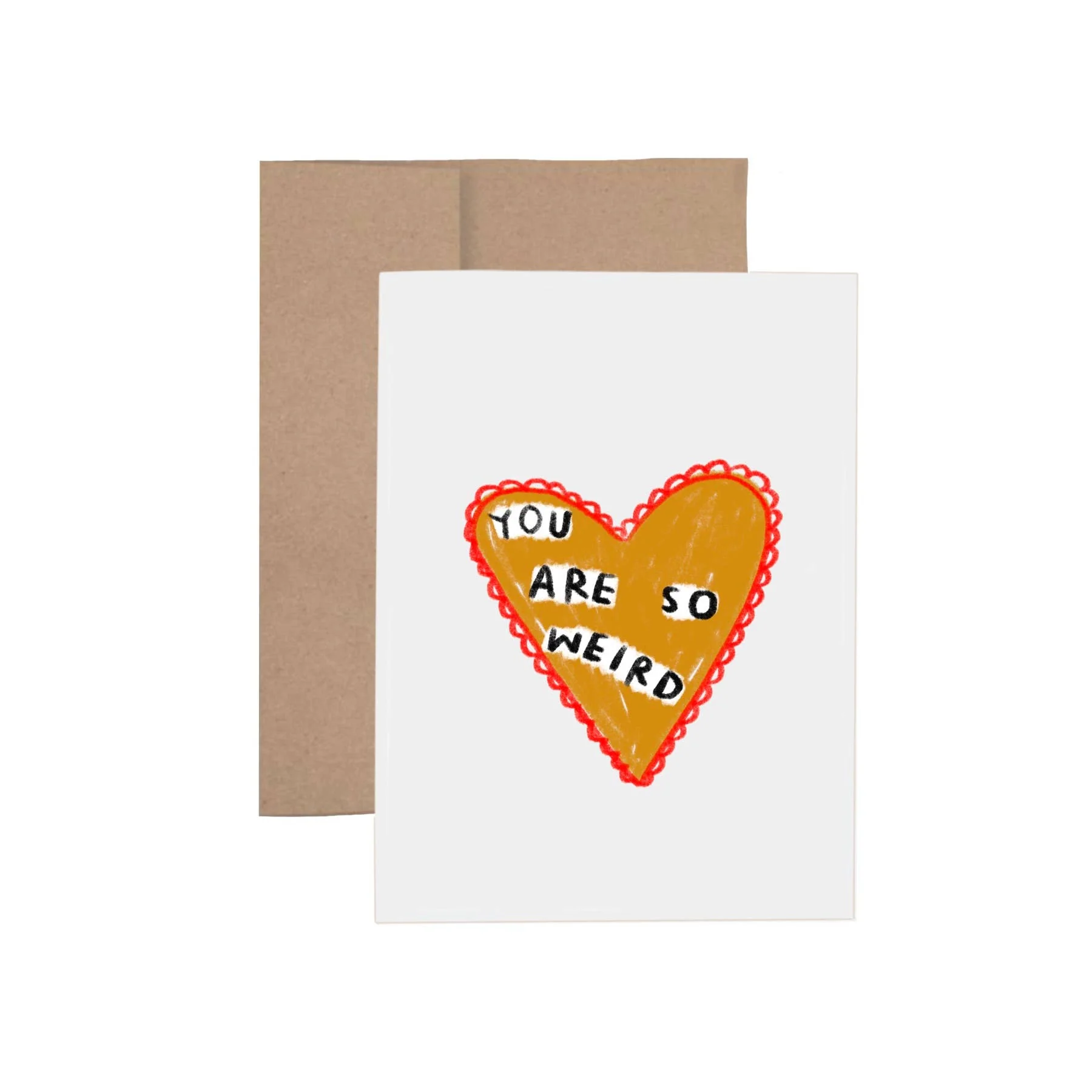 RANI BAN CO - YOU ARE SO WEIRD Greeting Card - Image 2
