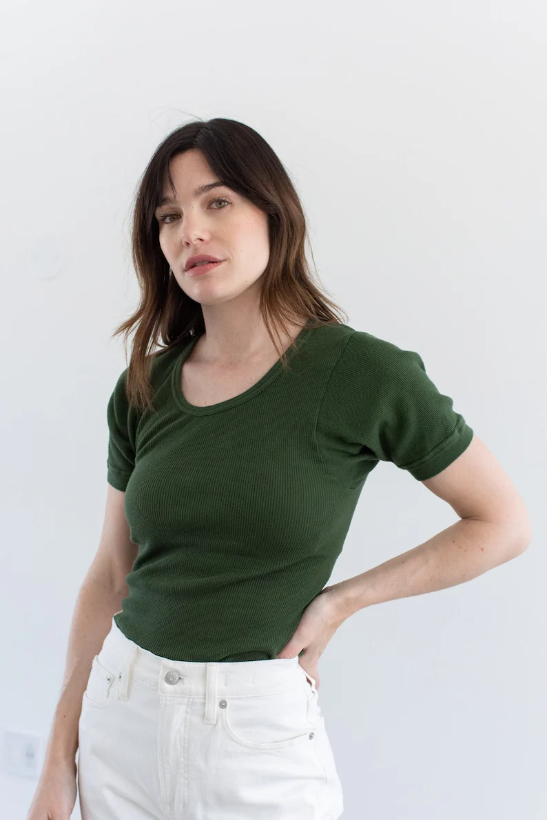 Rawson Berlin Tee Vintage Ribbed Knit T-Shirt - Image 24