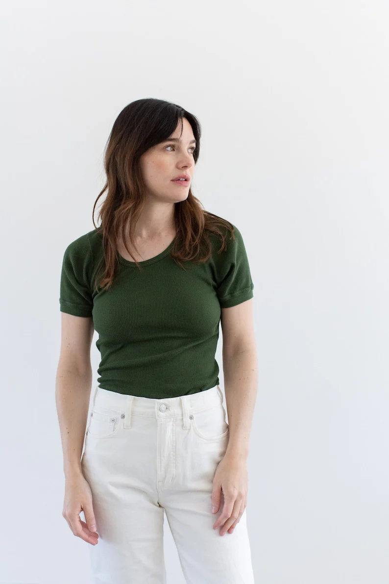 Rawson Berlin Tee Vintage Ribbed Knit T-Shirt - Image 25