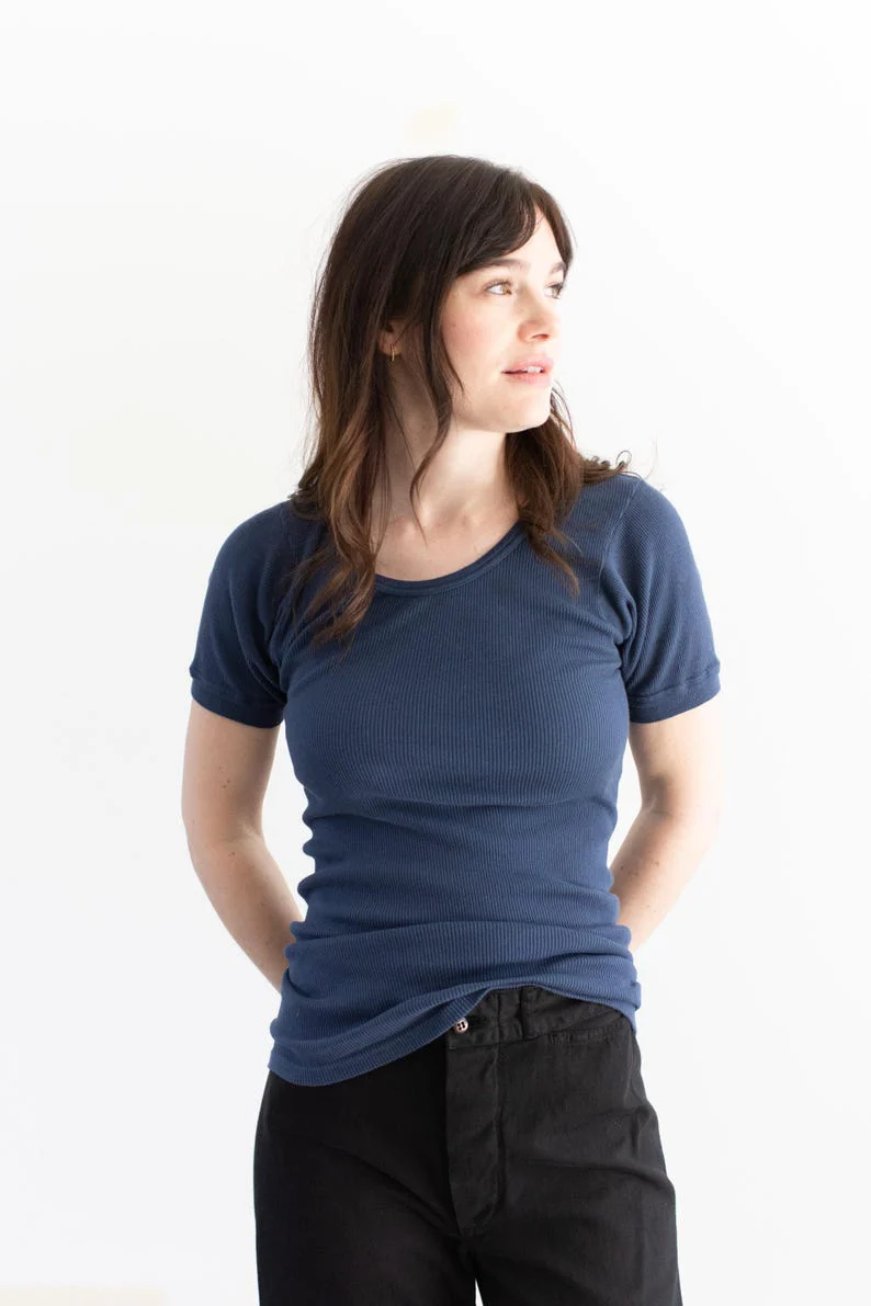 Rawson Berlin Tee Vintage Ribbed Knit T-Shirt - Image 28