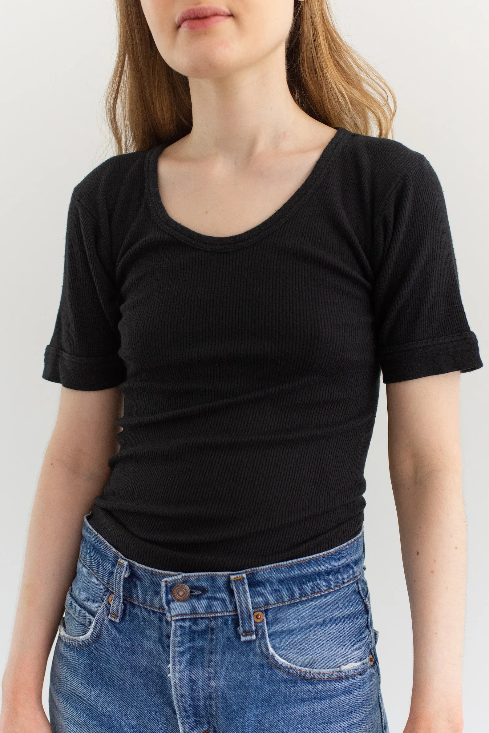 Rawson Berlin Tee Vintage Ribbed Knit T-Shirt - Image 4