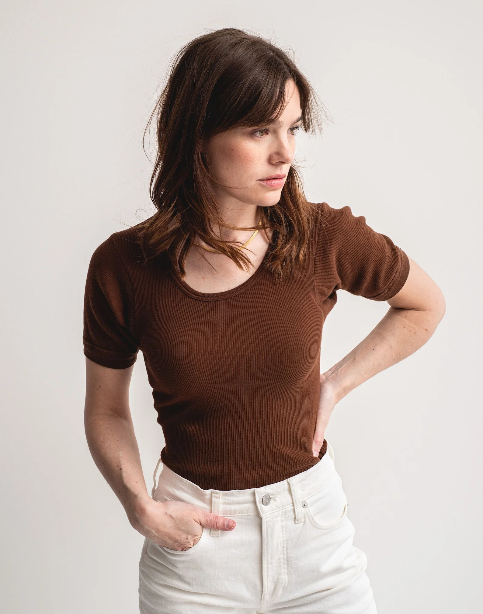 Rawson Berlin Tee Vintage Ribbed Knit T-Shirt - Image 7