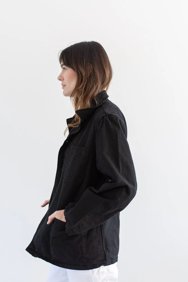 Rawson Vintage Overdye Cotton Canvas Chore Jacket - Image 4
