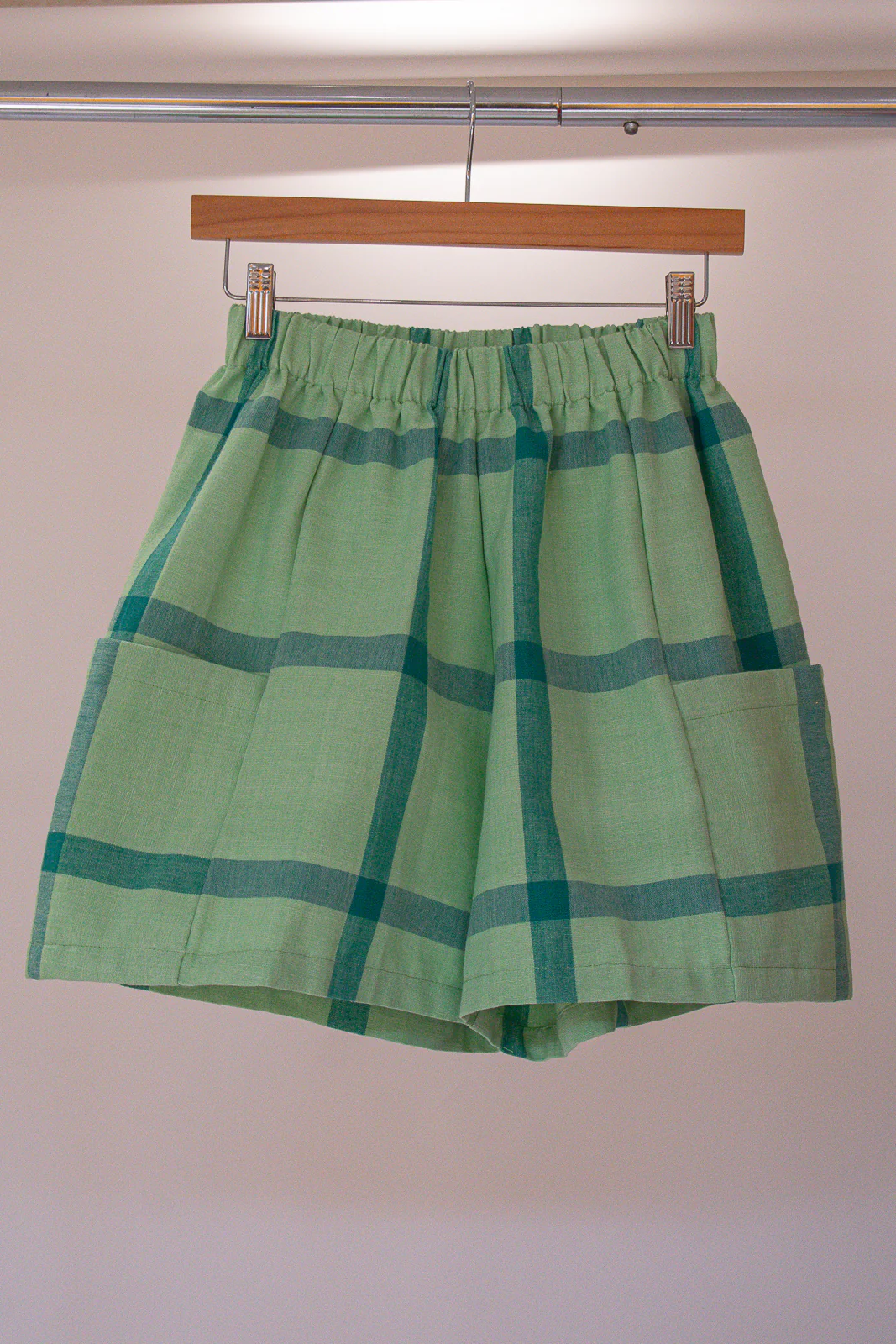 Reid Plaid Cotton Shorts